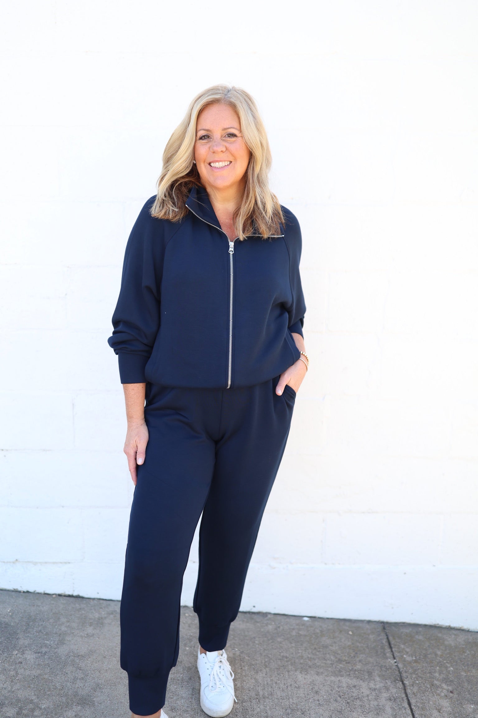 Navy Tyde Full Zip