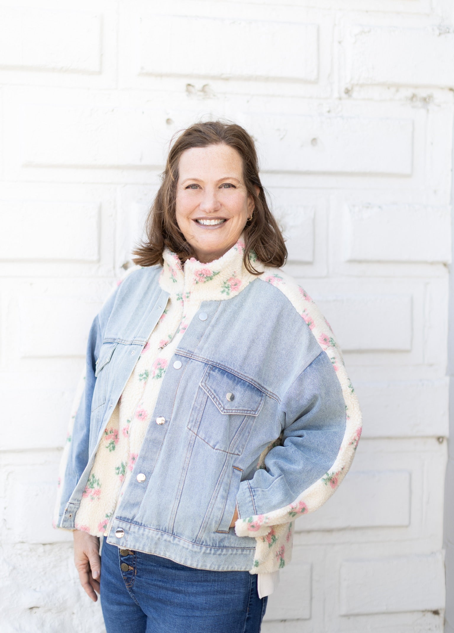 Floral Denim Jacket