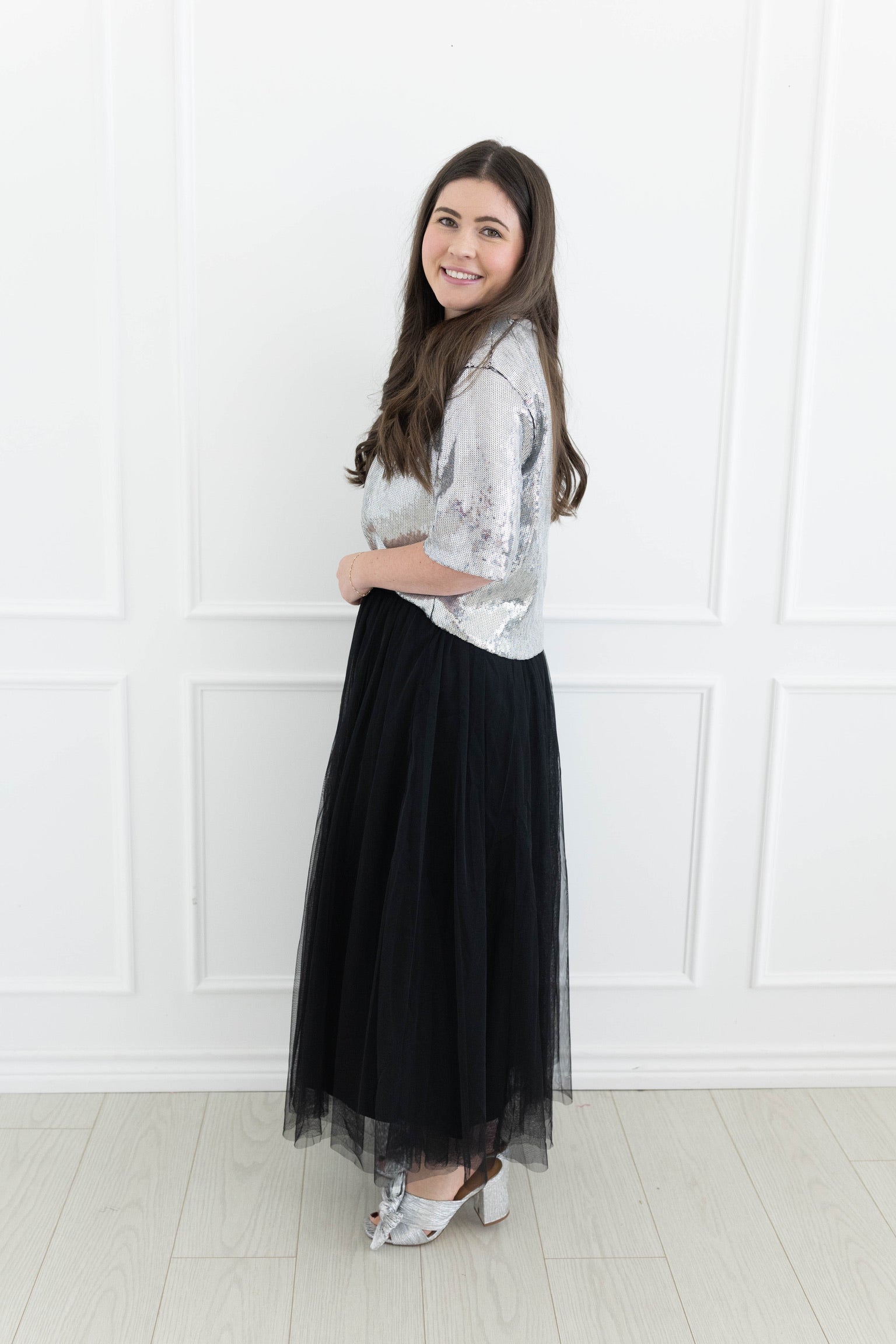 Cassidy Black Tulle Skirt