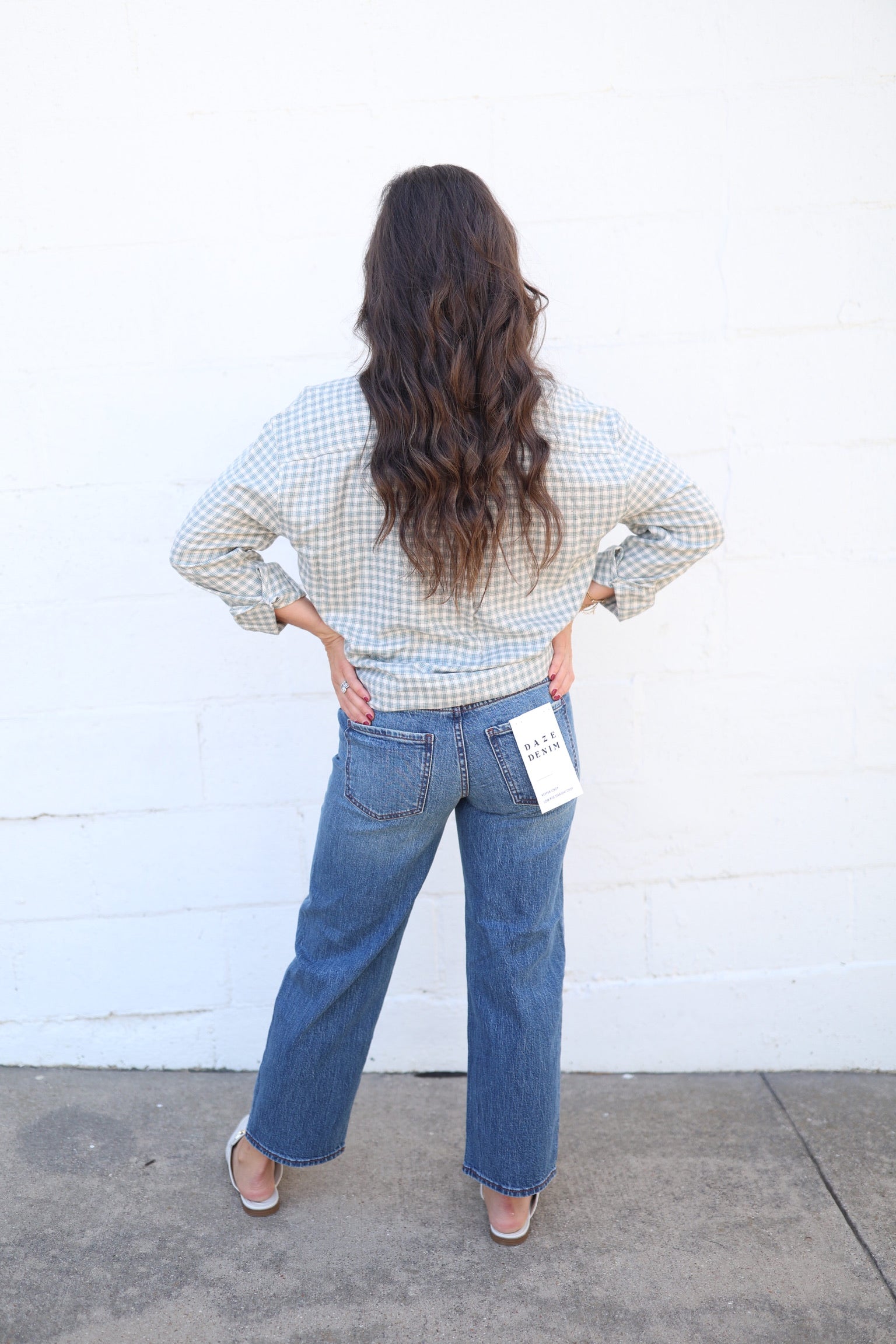 Keeper Haze Low Rise Straight Crop Jeans