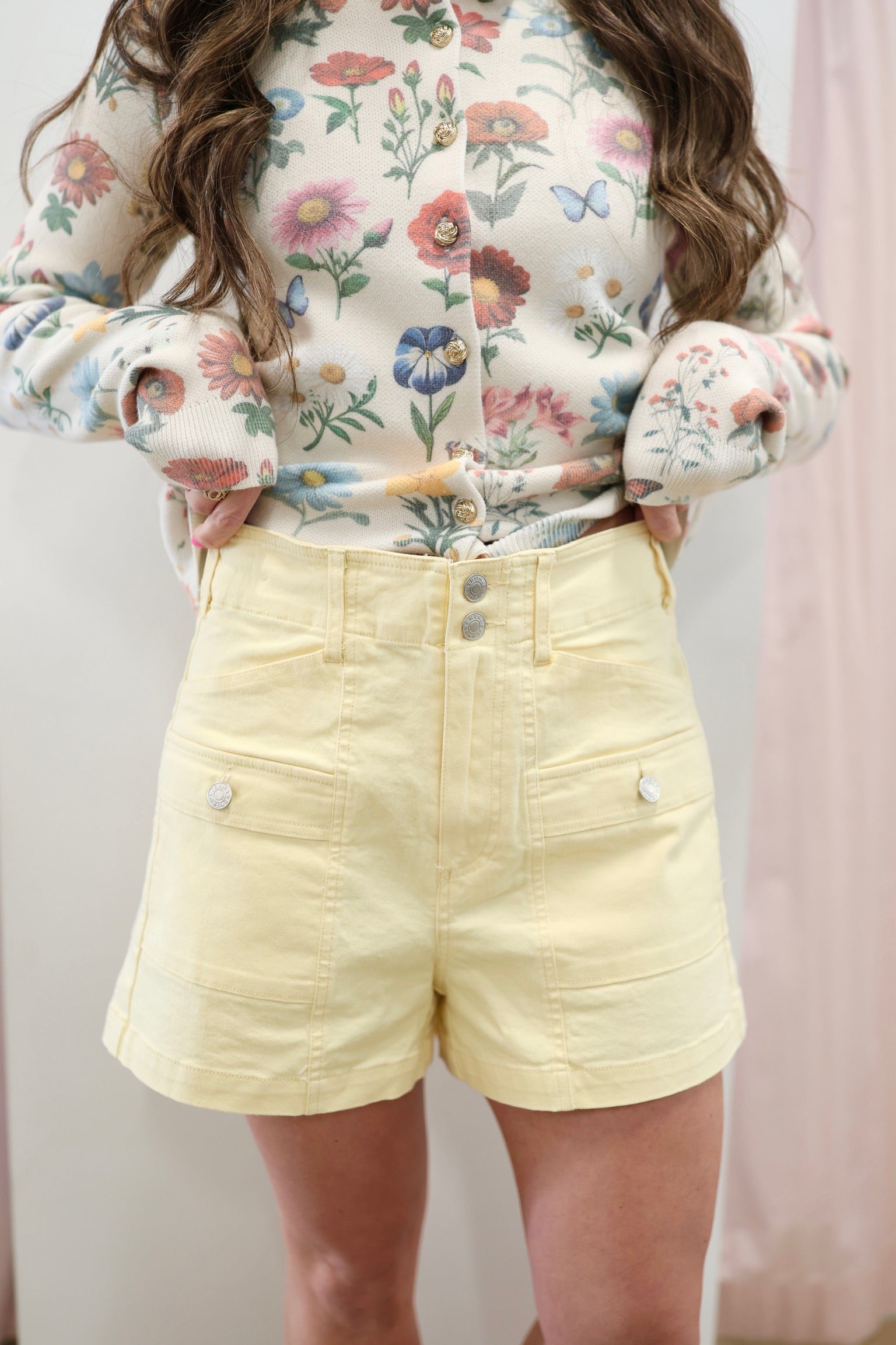 Butter Yellow Shorts