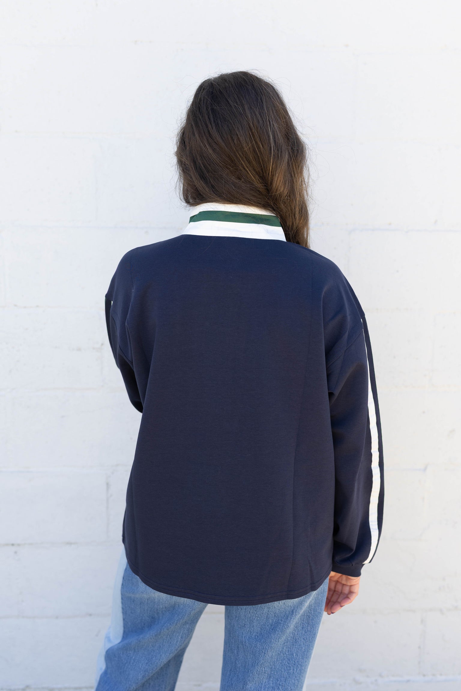 Gracie Striped Half Zip