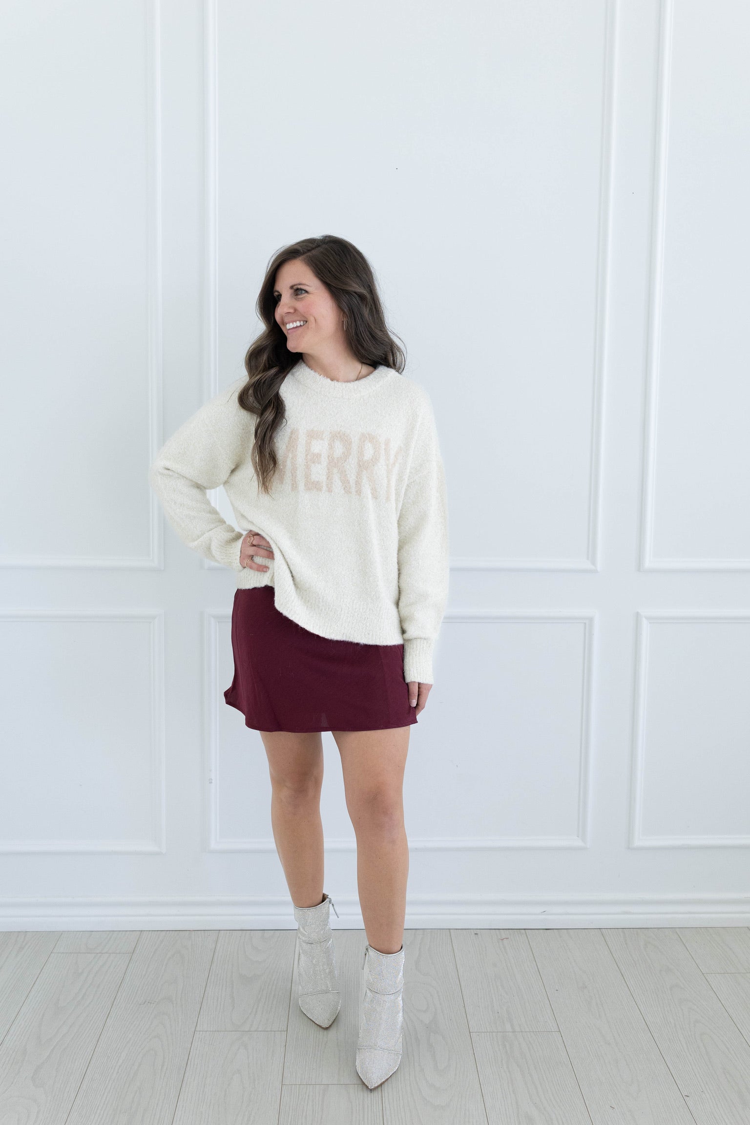 Chablis Merlot Mini Skirt