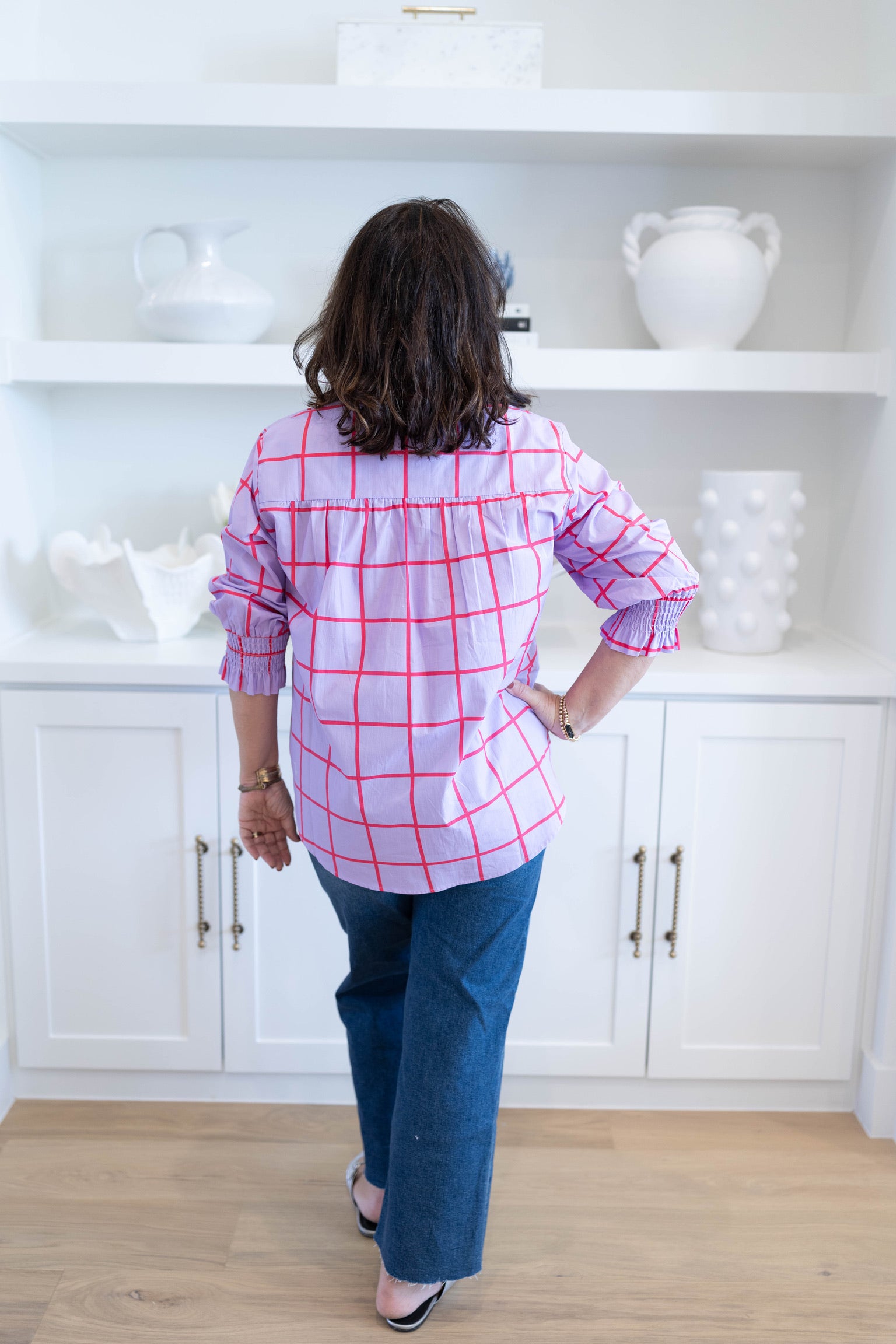 Lavender and Red Kimberly Park Top