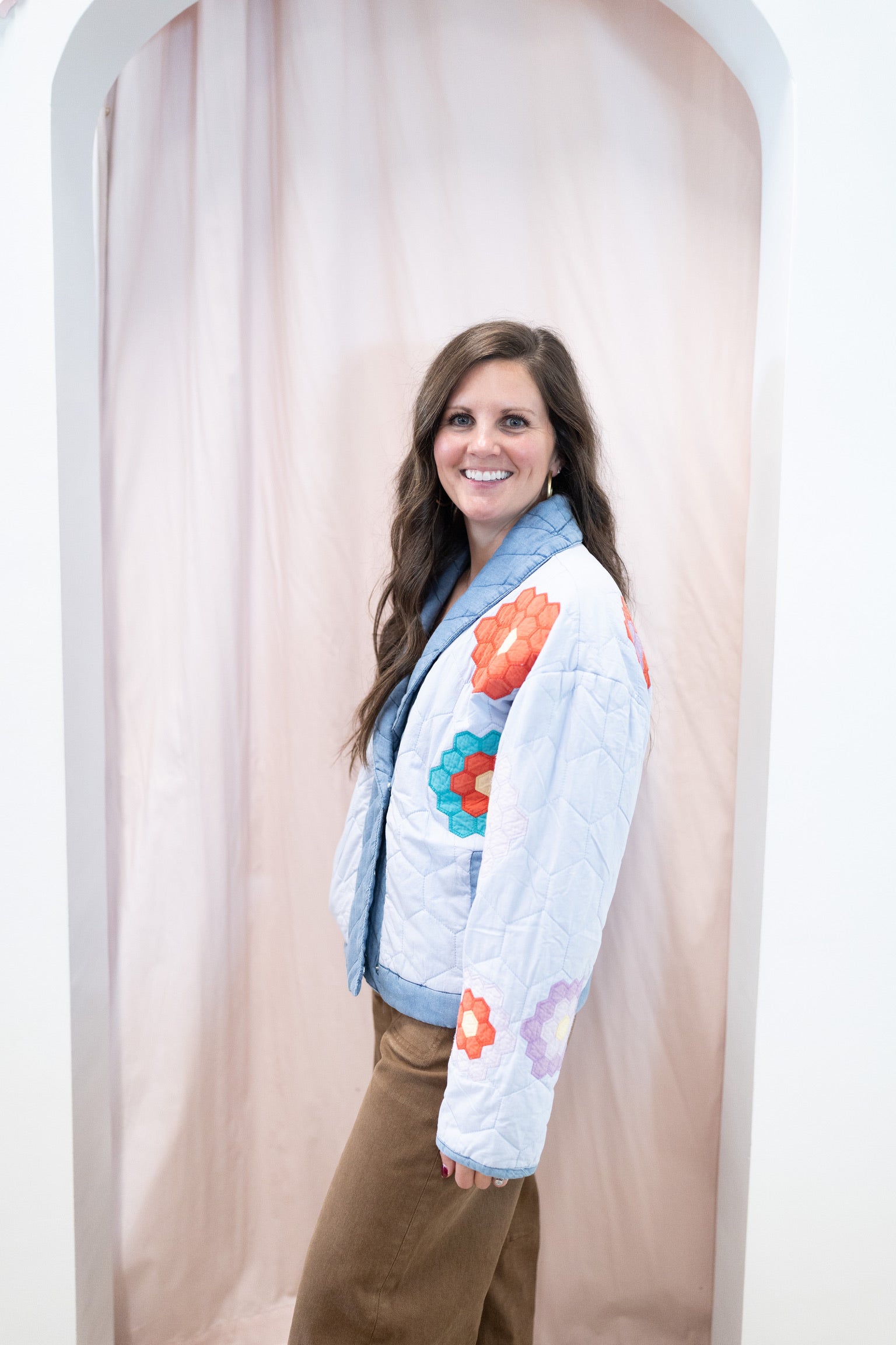 Denim Quilted Jacket