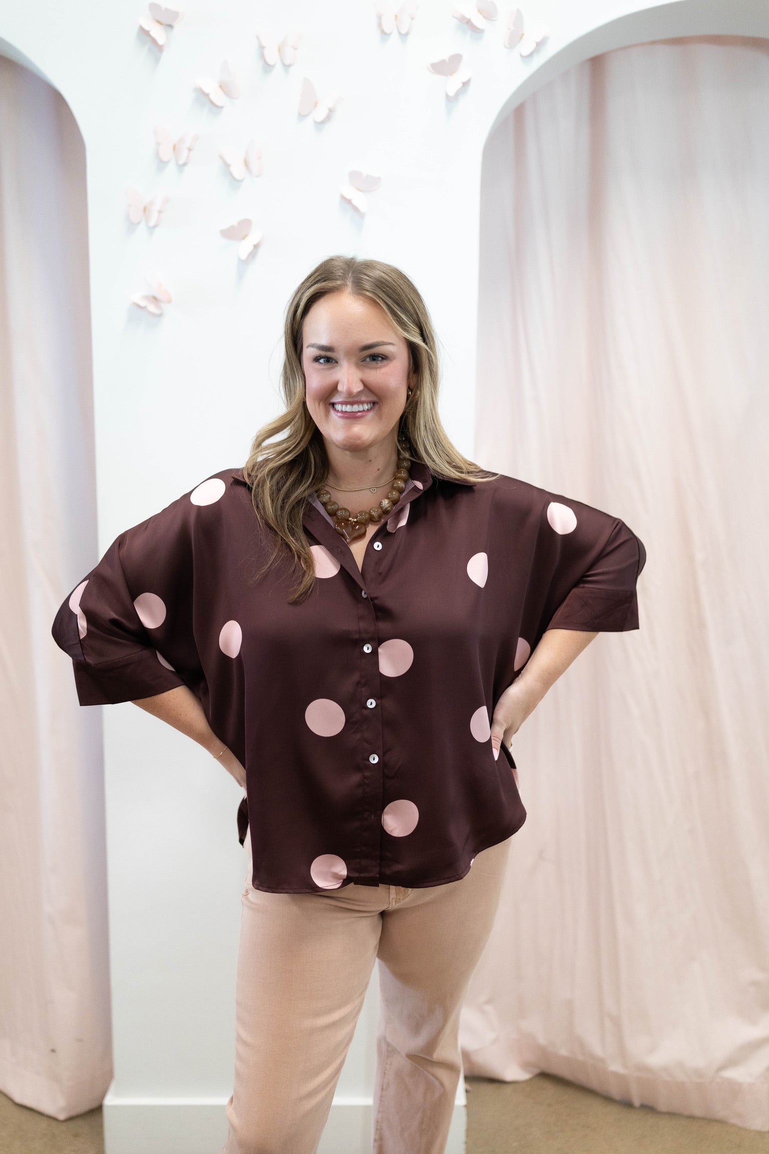 Pippa Polka Dot Top