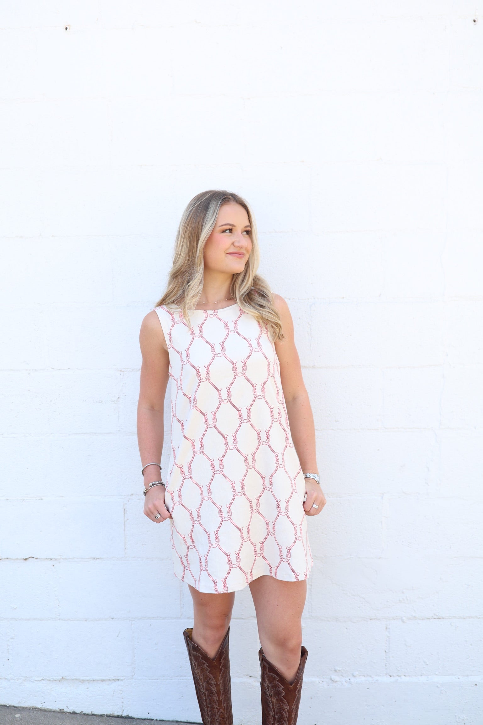 Mae Horseshoe Mini Dress