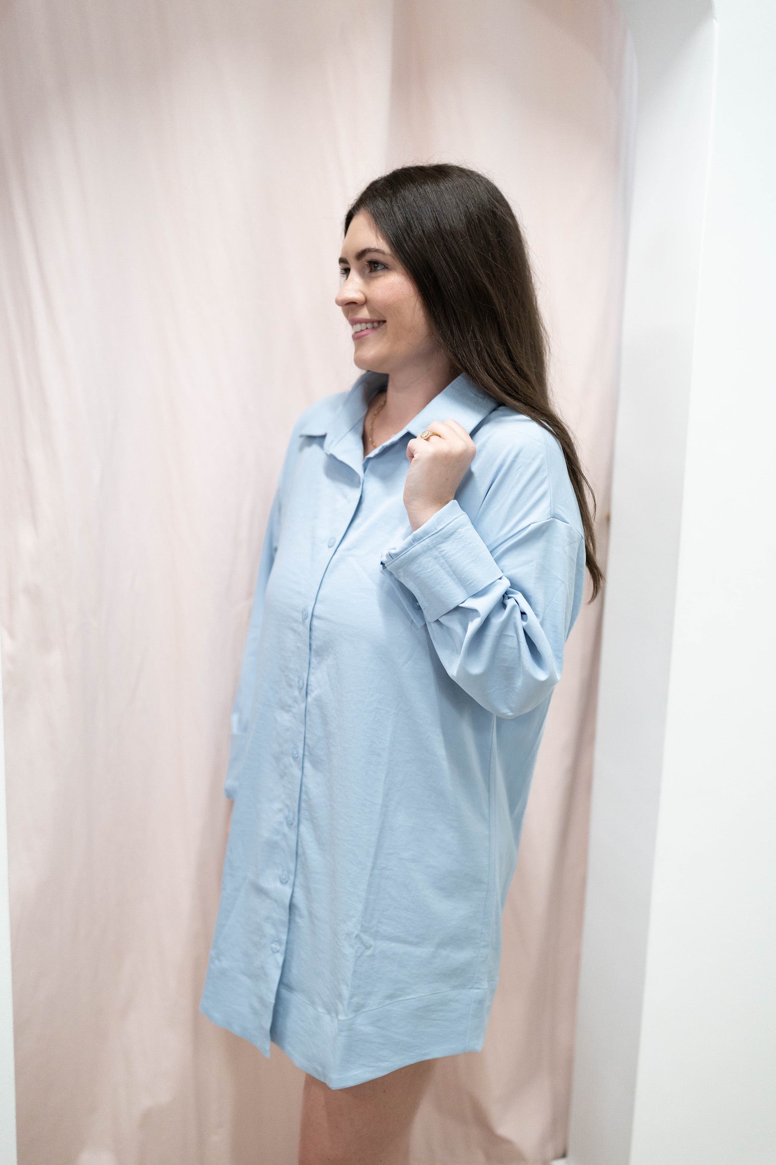 Baby Blue Tunic Dress
