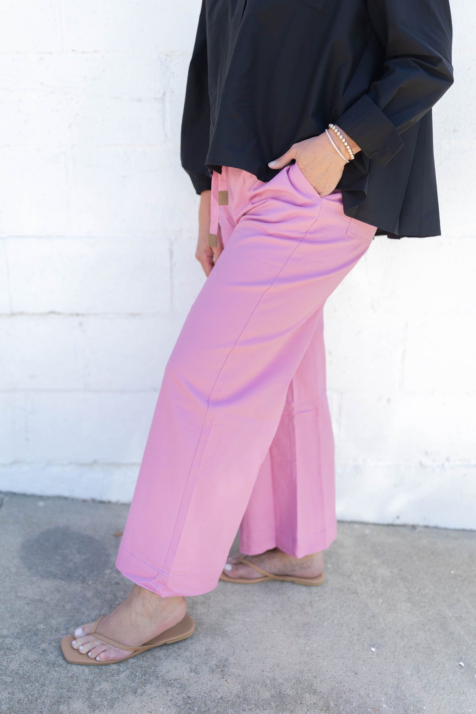 Pink Tie Pants