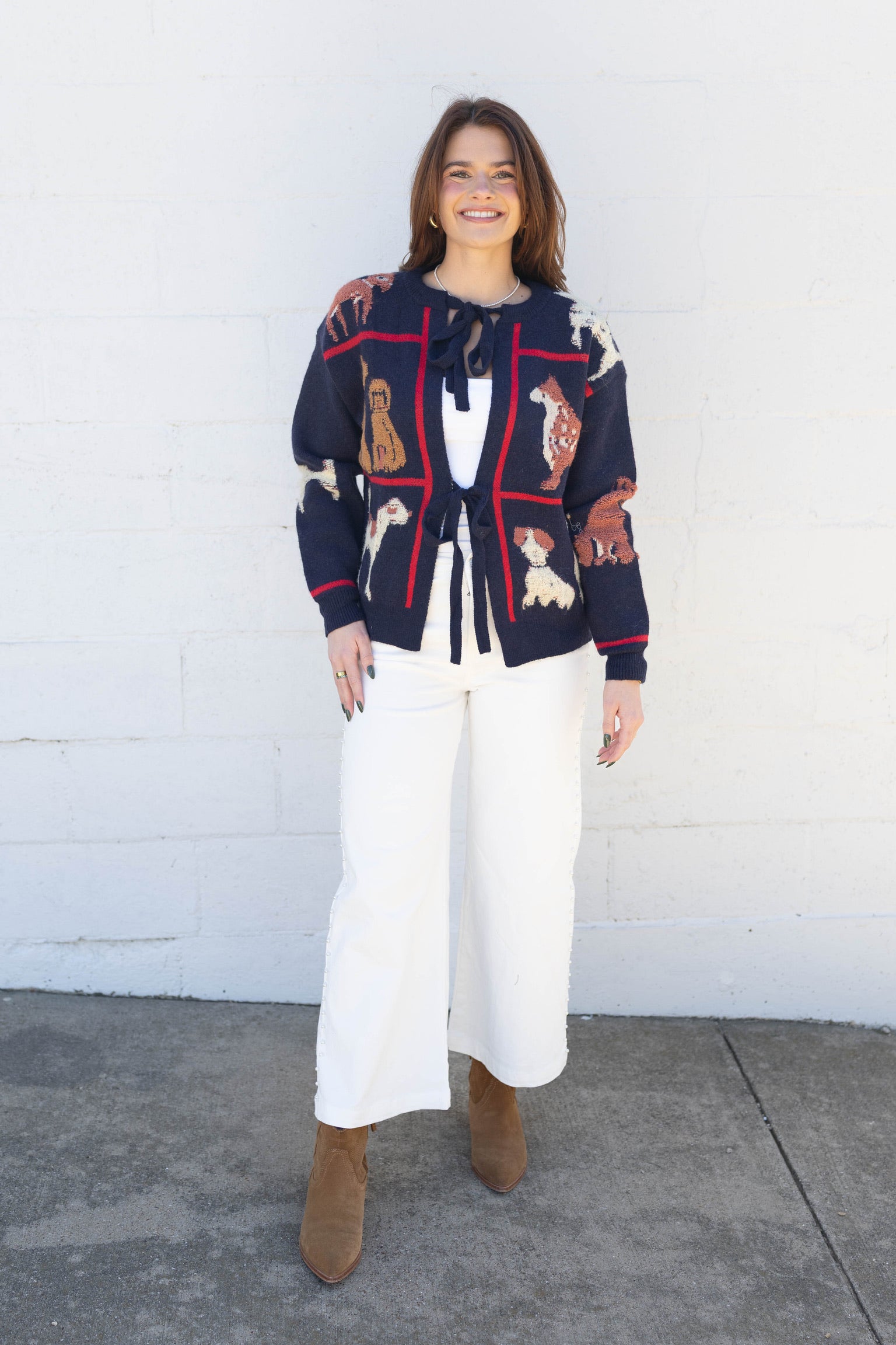 Puppy Love Bow Sweater