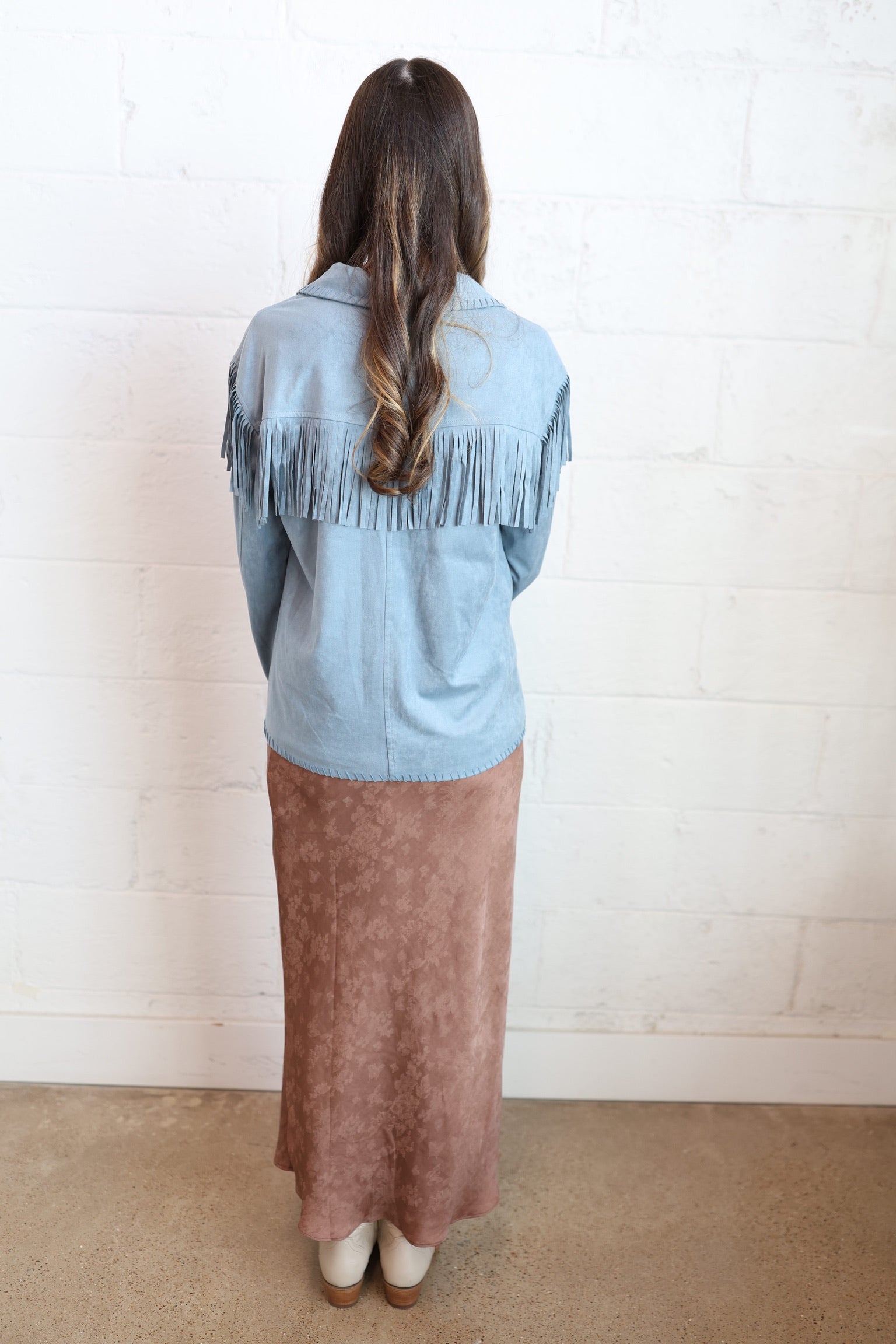 Floral Jacquard Midi Skirt