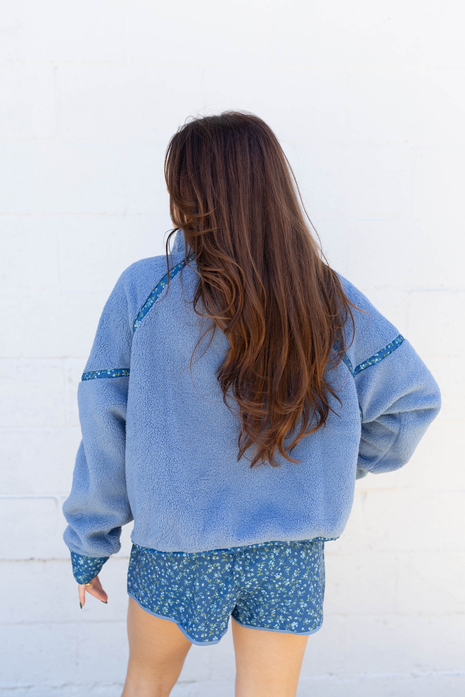 Floral Sherpa Jacket