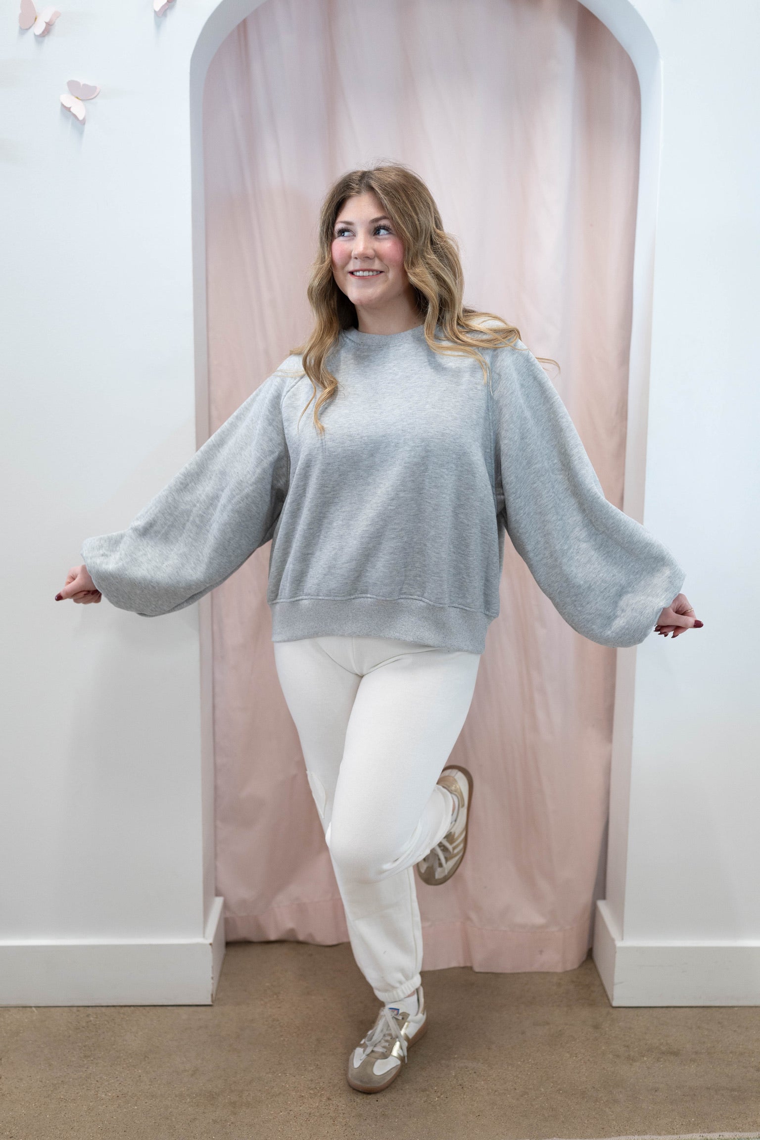 Grey Bubble Sweatshirt