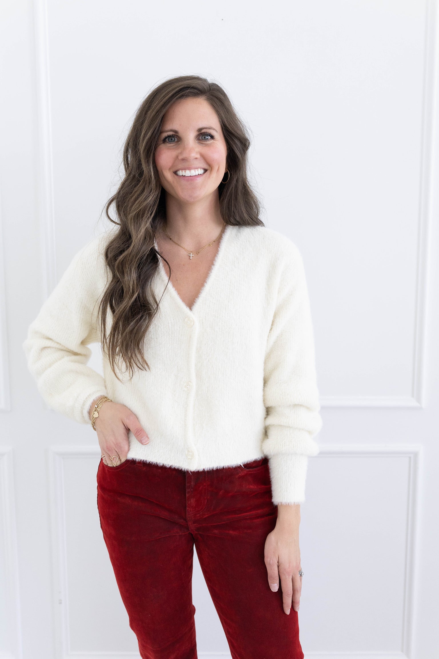 Sadira Fluffy Cardigan