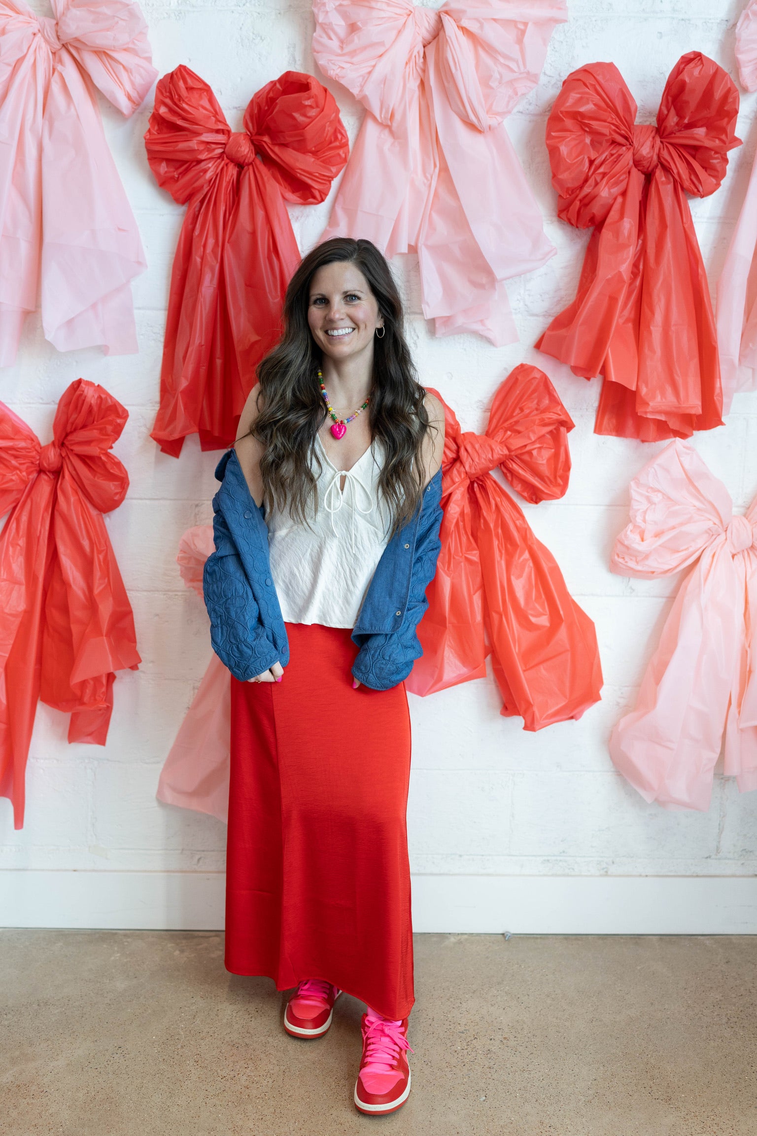 Cream Luana Satin Top