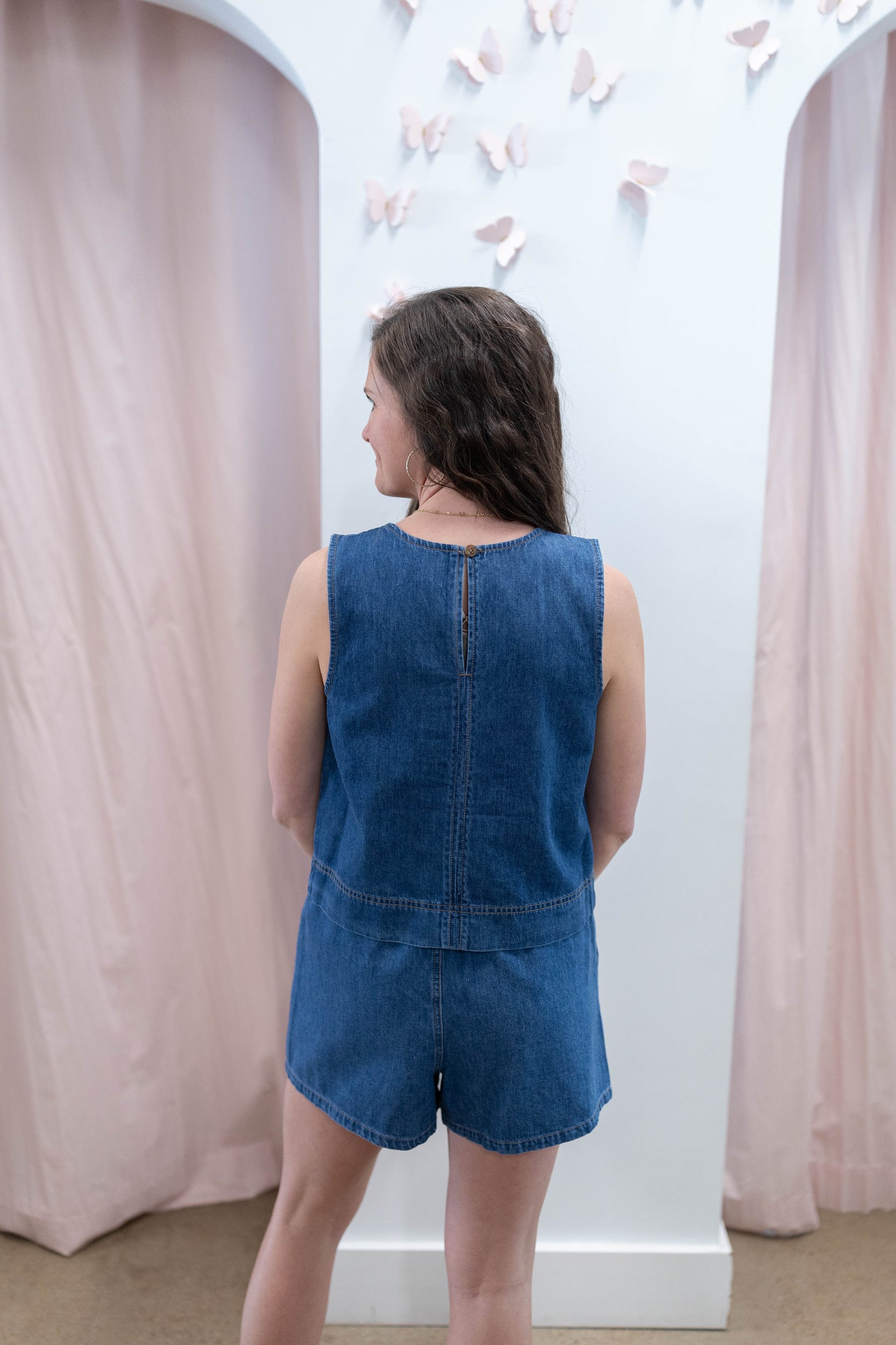 Sun Seeker Denim Tank