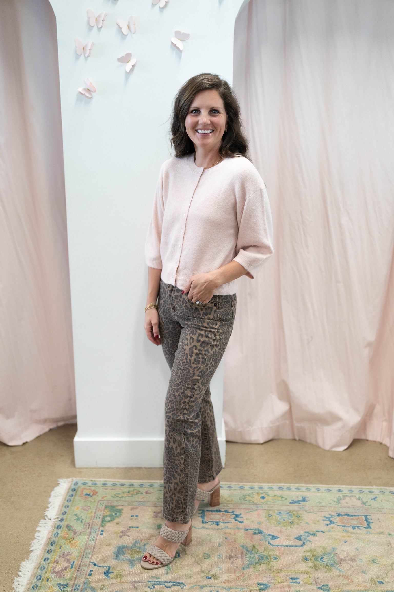 Anika Shadow Leopard Jeans