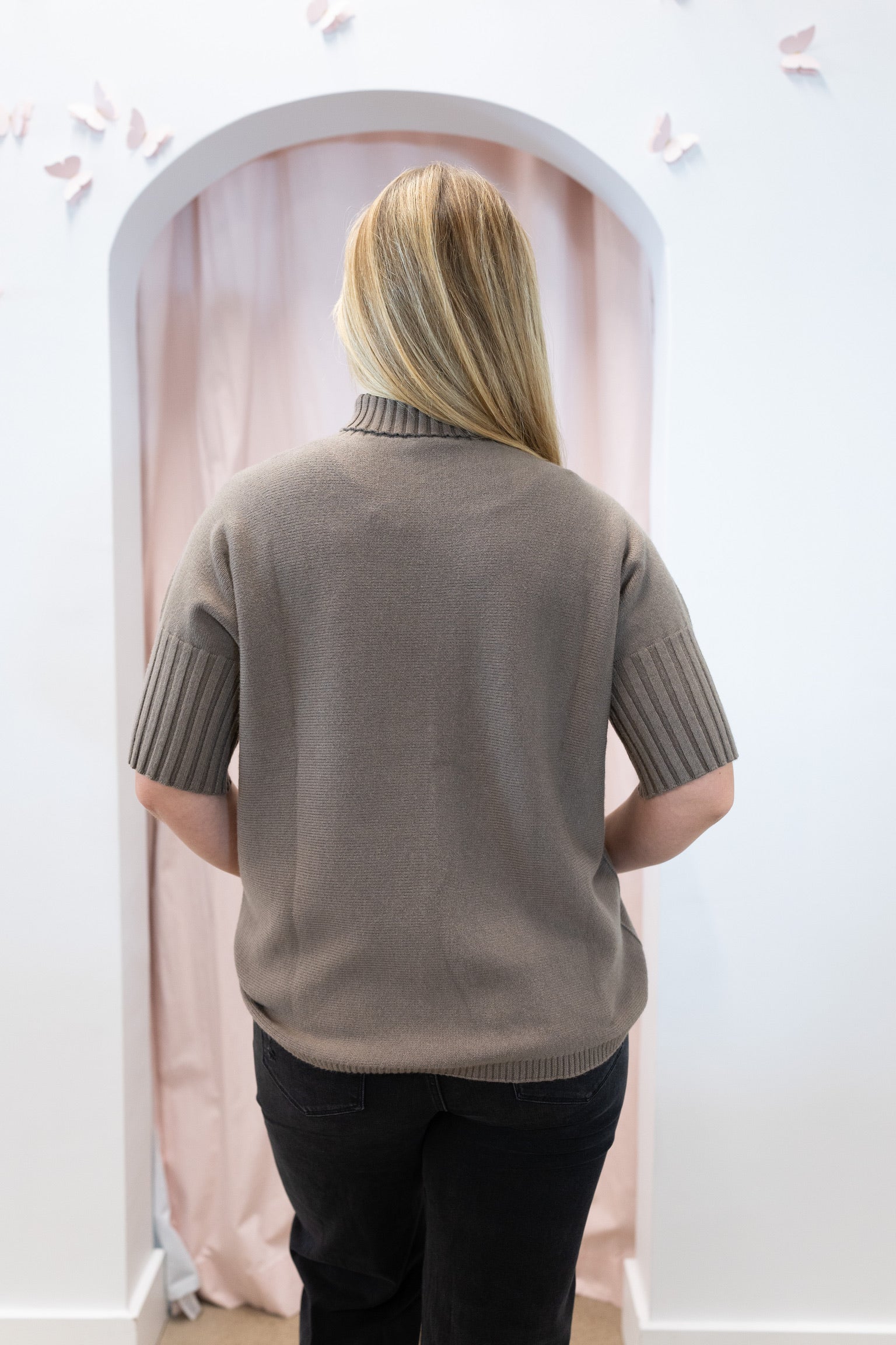 Mocha Ribbed Sweater