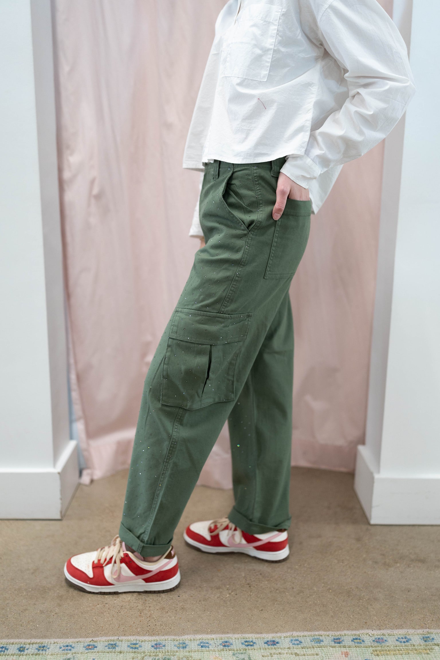 The Squad Curved Leg Cargo Pant