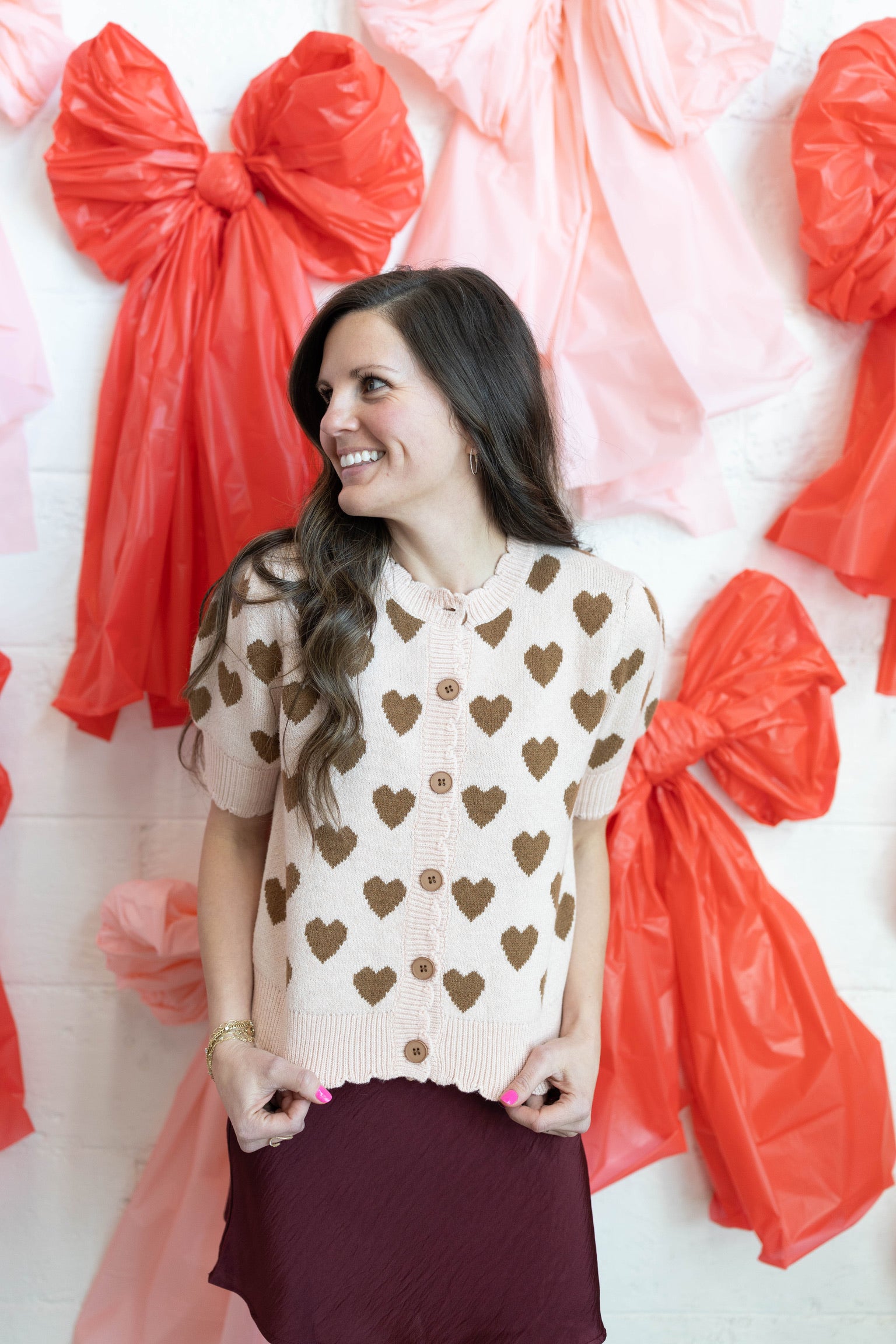 Blushing Heart Sweater