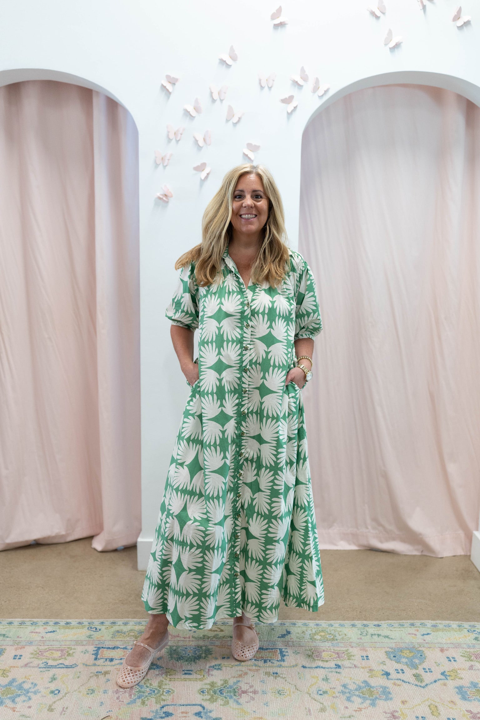 Viridian Tile Oasis Dress