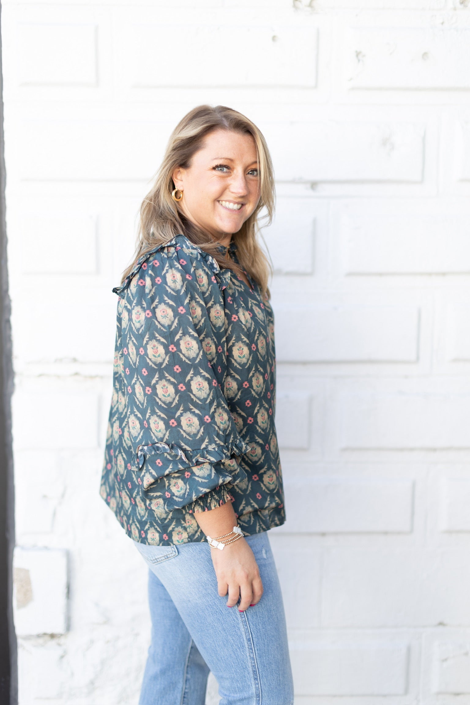 Evergreen Meadow Blouse