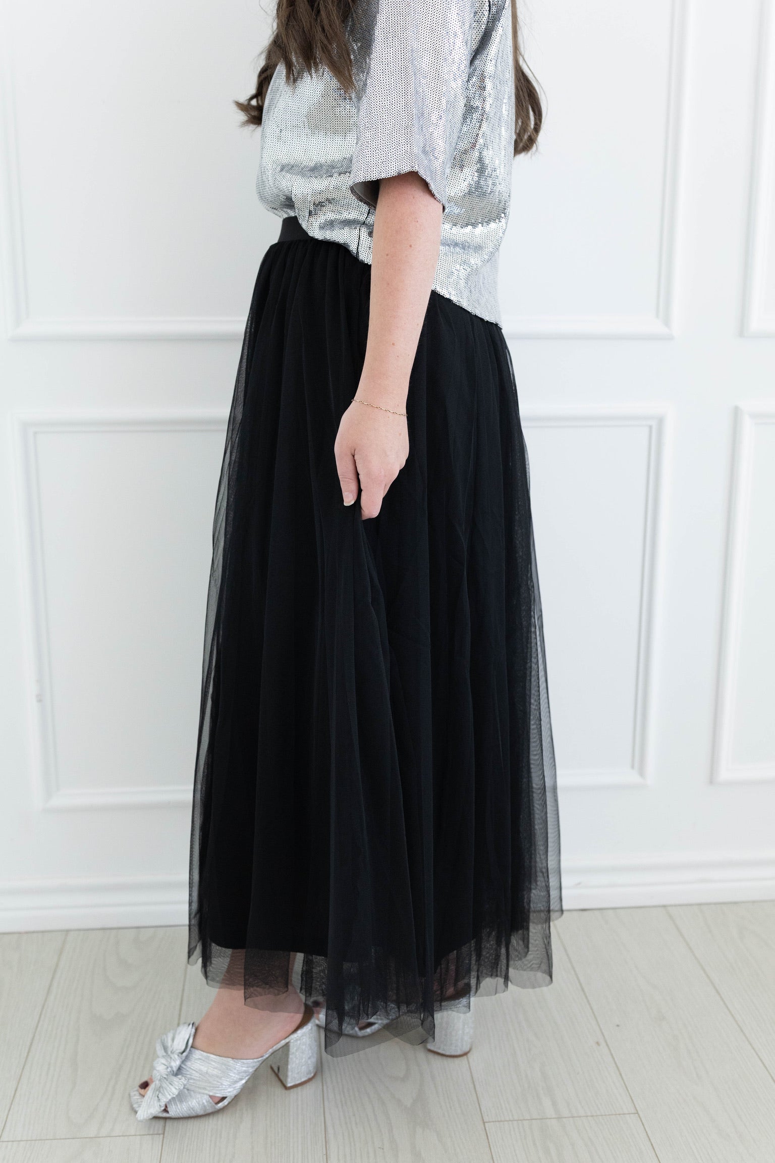 Cassidy Black Tulle Skirt