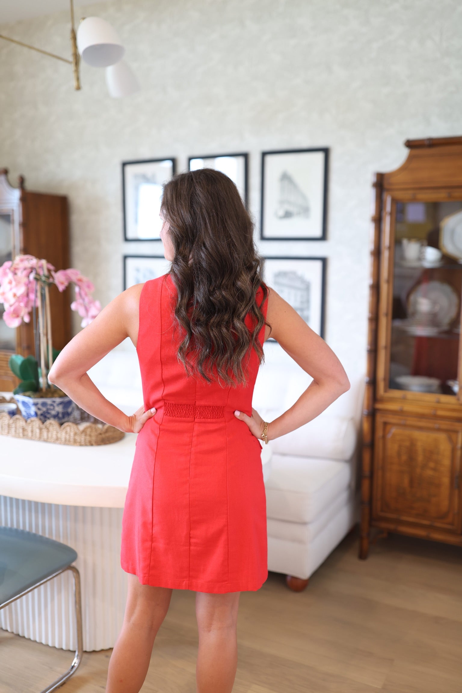 Seashell Button Dress