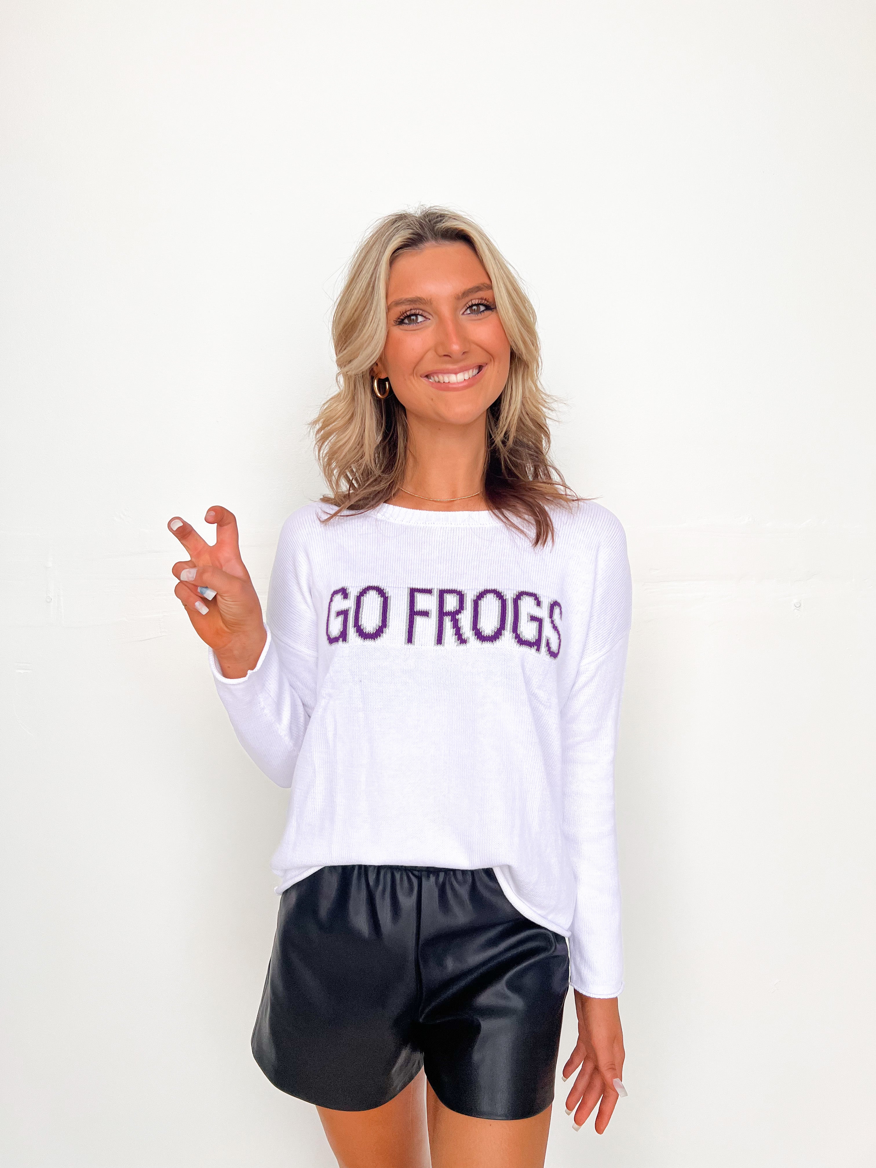 Go Frogs Sweater