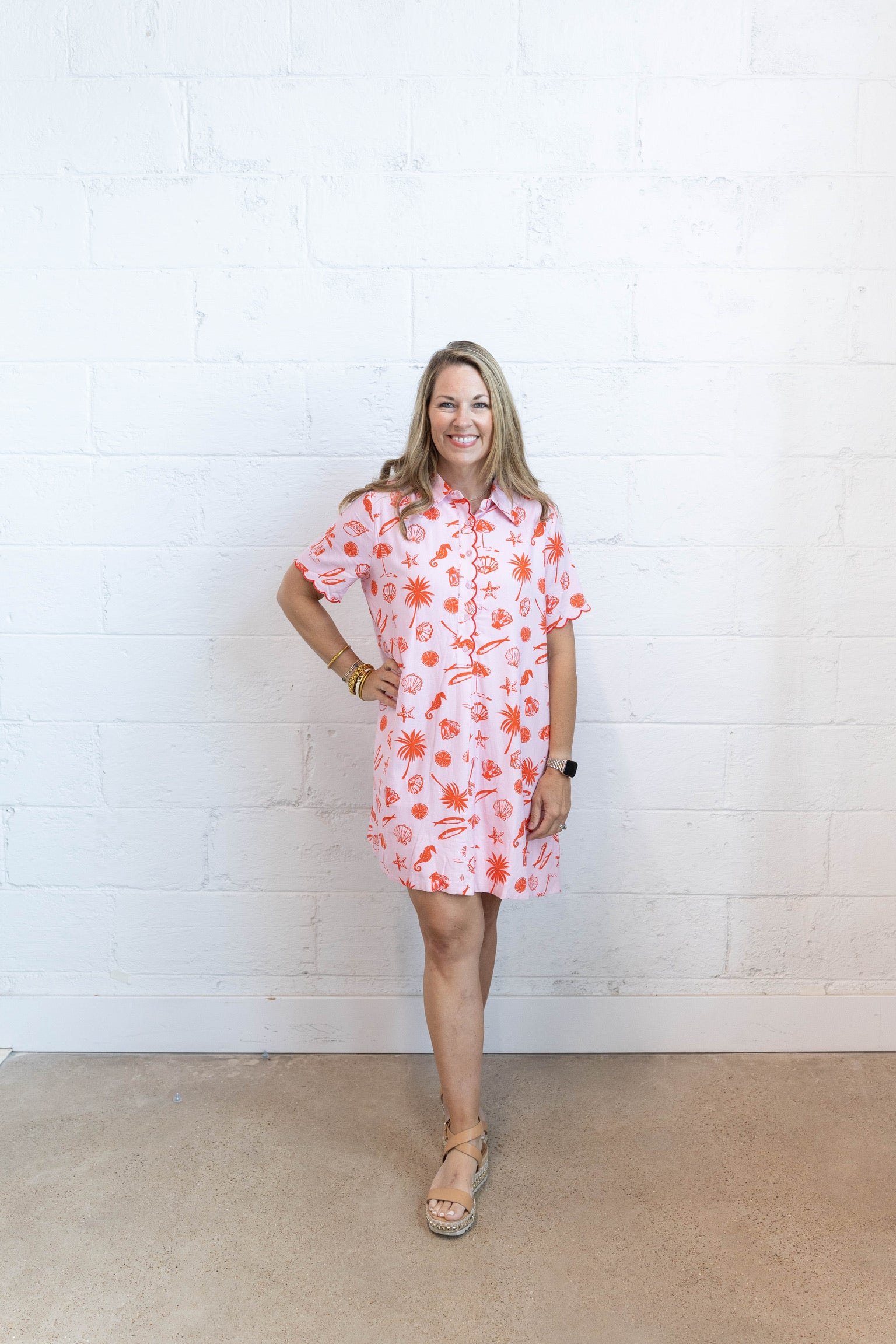 Beach Linen Shirt Dress