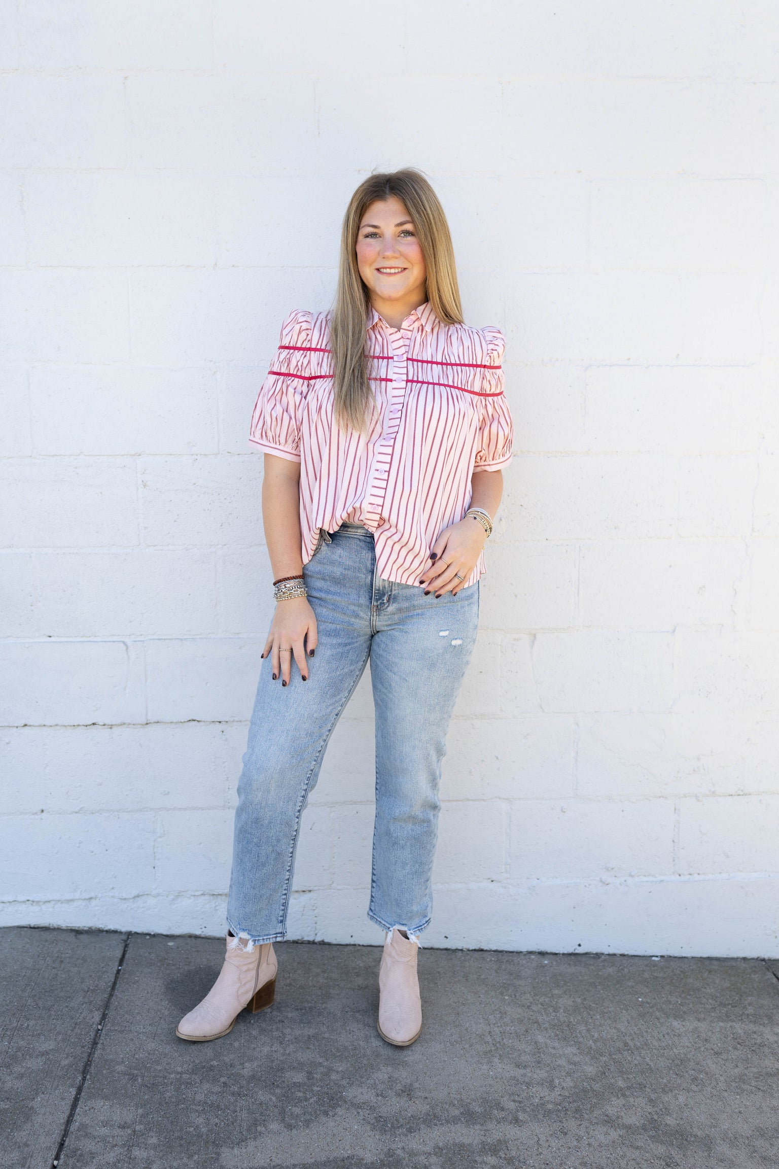 Carry Striped Blouse