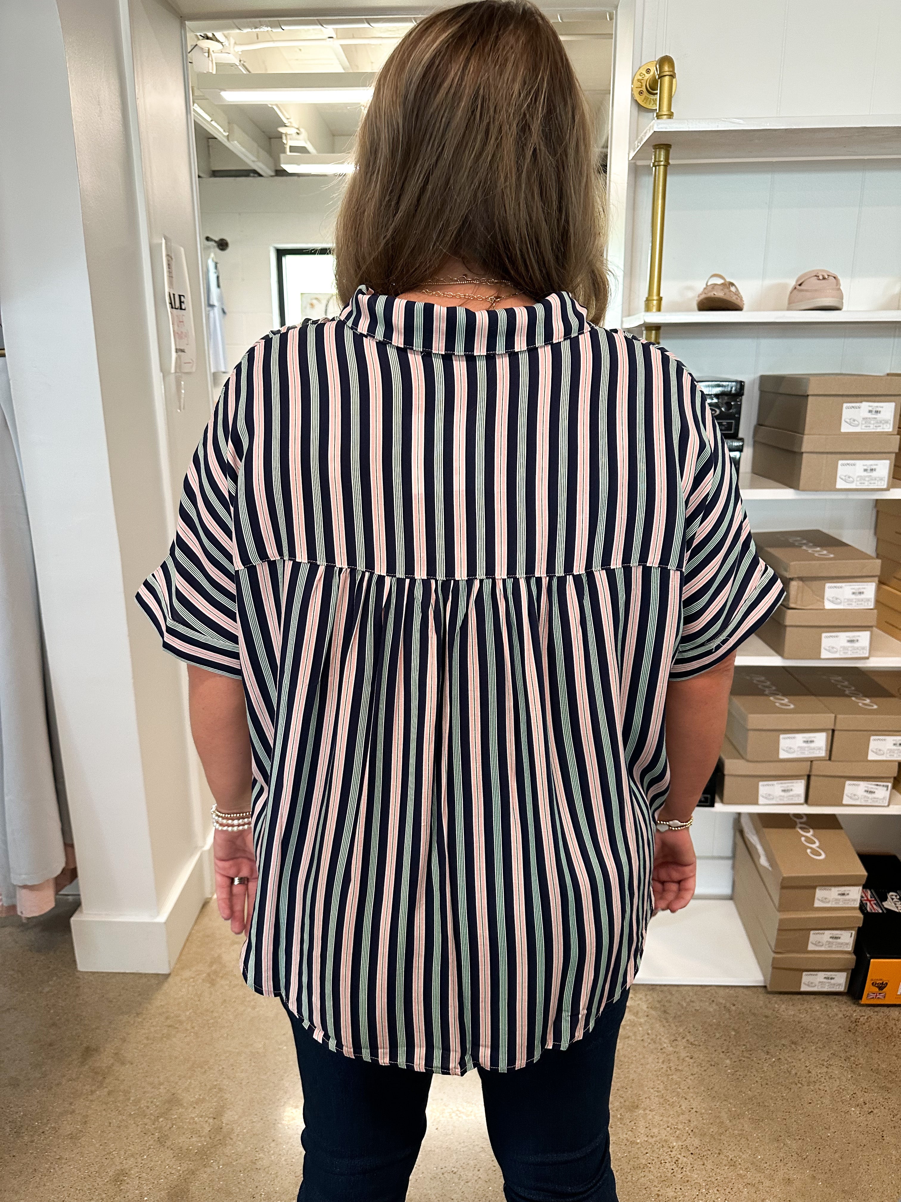 Lainey Stripe Top