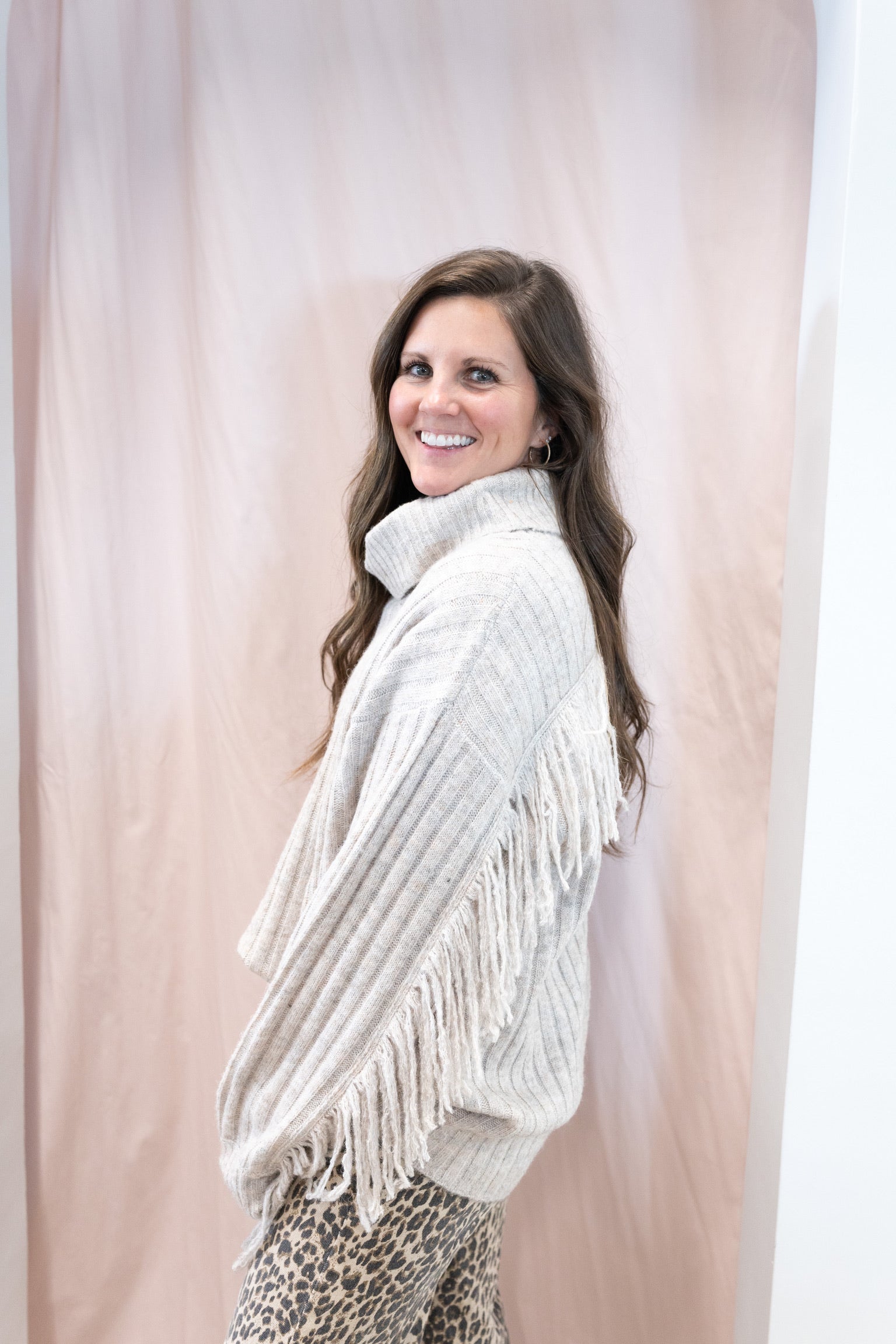 Maggie Fringe Sweater