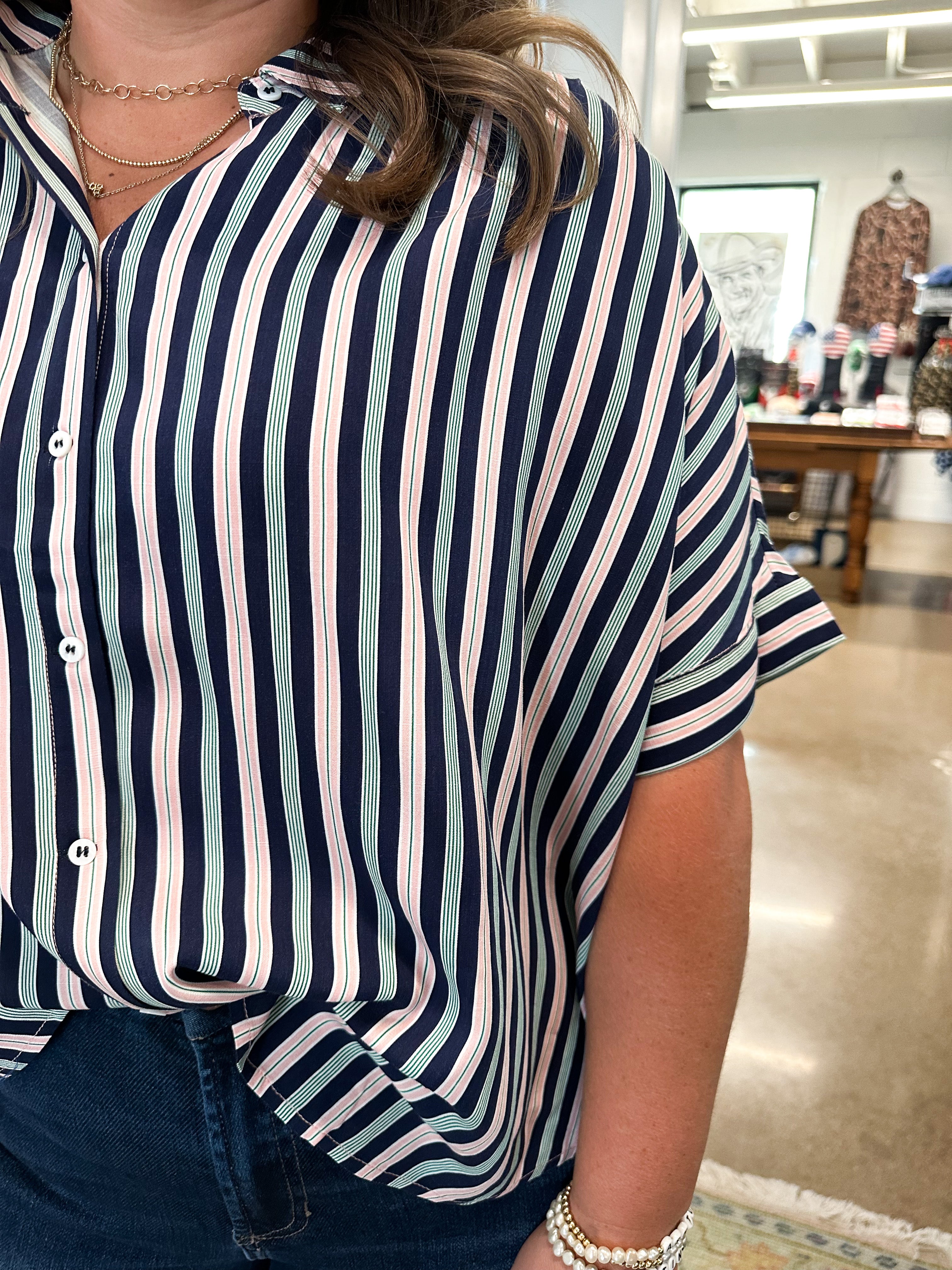 Lainey Stripe Top