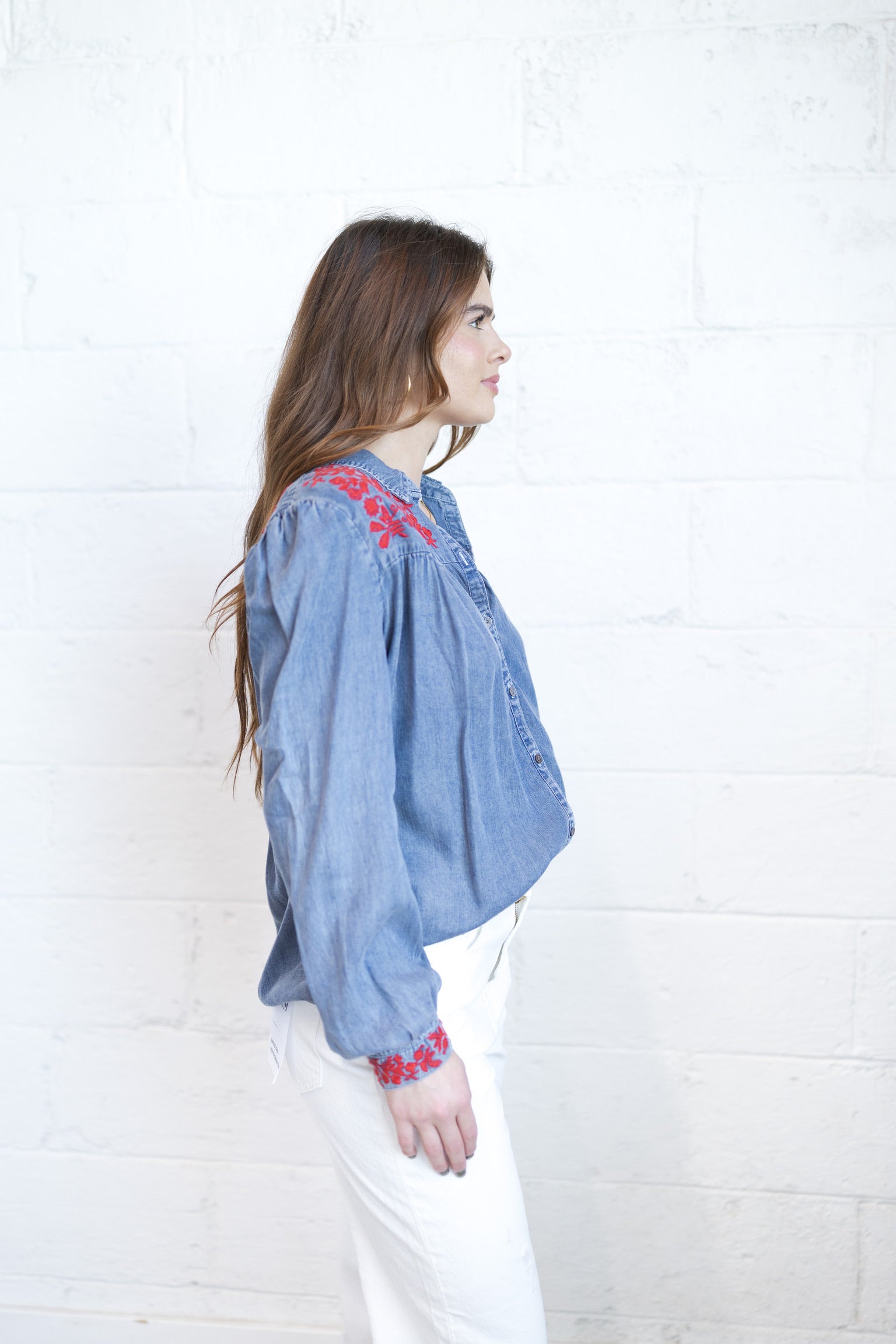 Jessie Denim Top