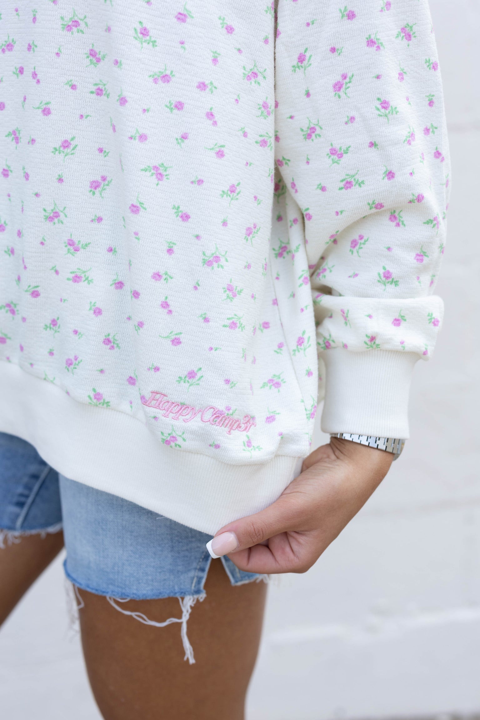 Peony Sprinkle Lexi Mockneck