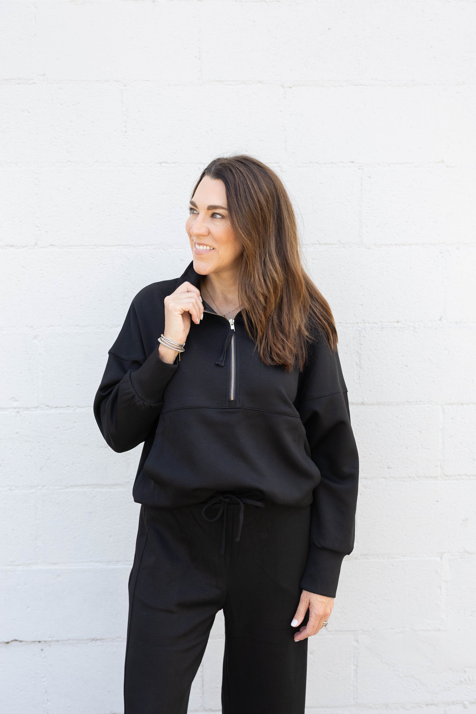 Black Butter Quarter Zip