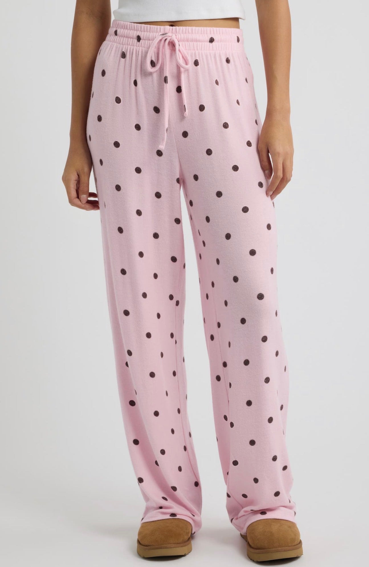 Ballet Pink Spotted Lucy Bottoms