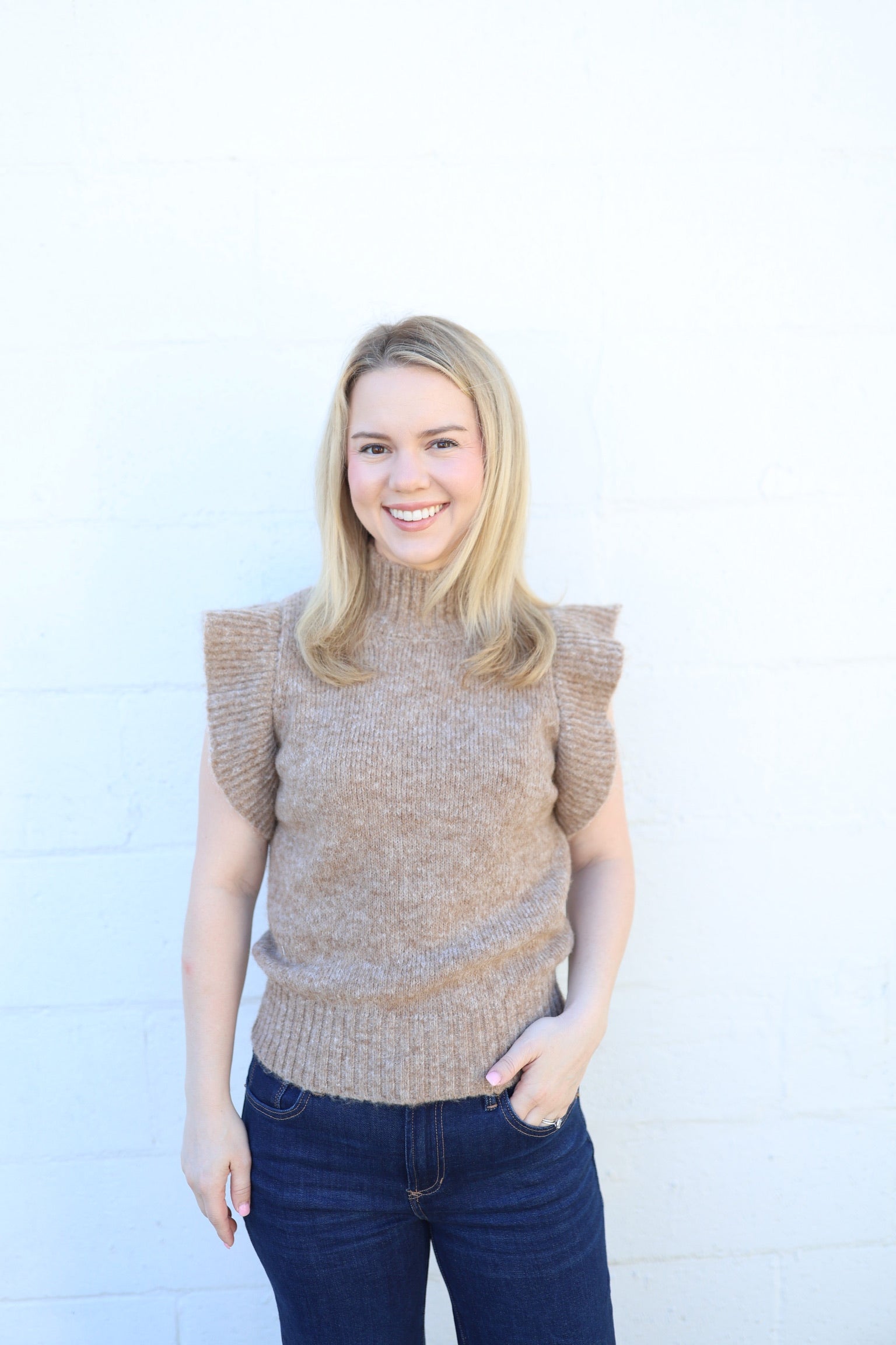 Heather Oat Lilou Sweater
