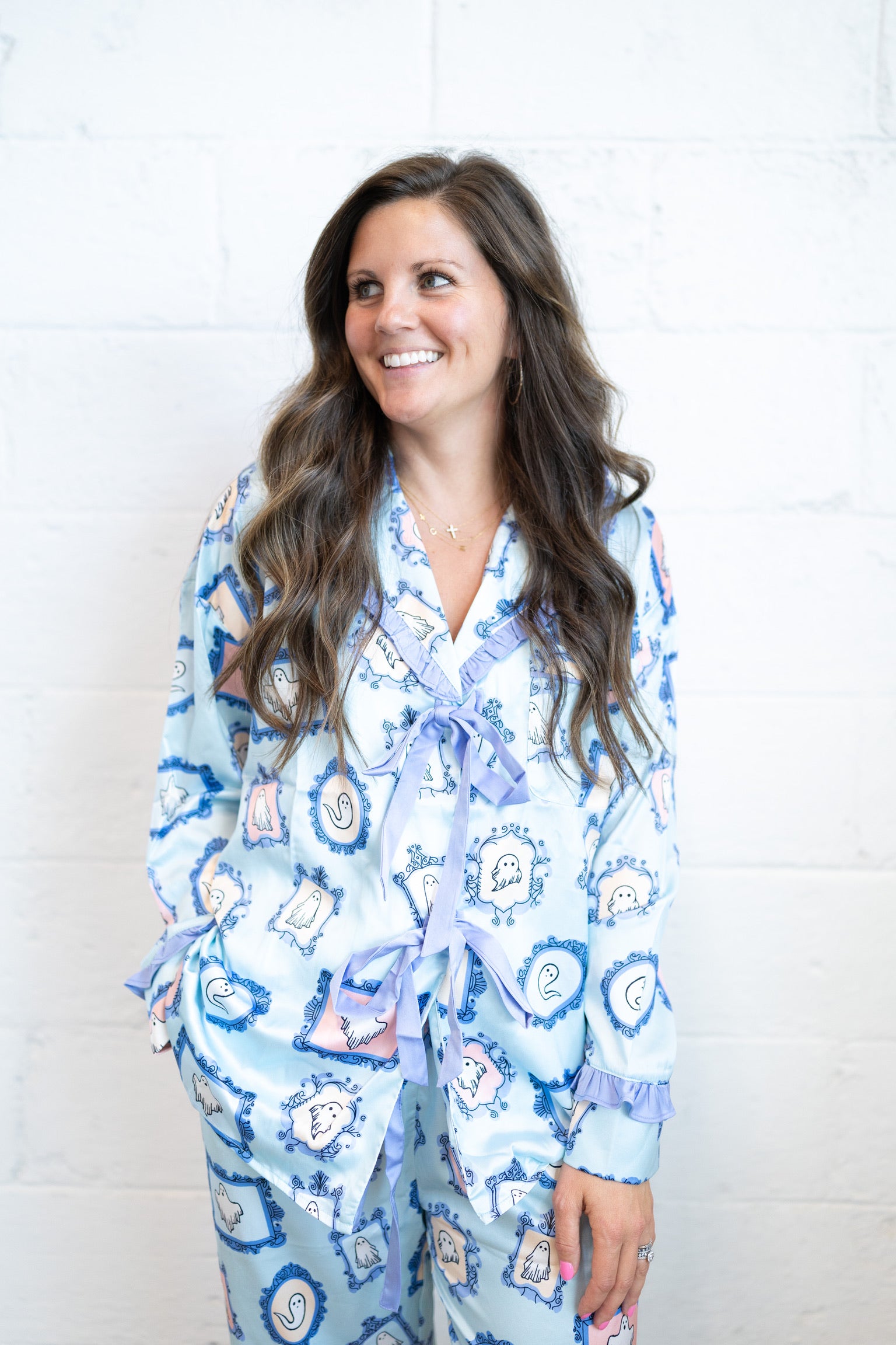 Spooky Ghost Pajama Top