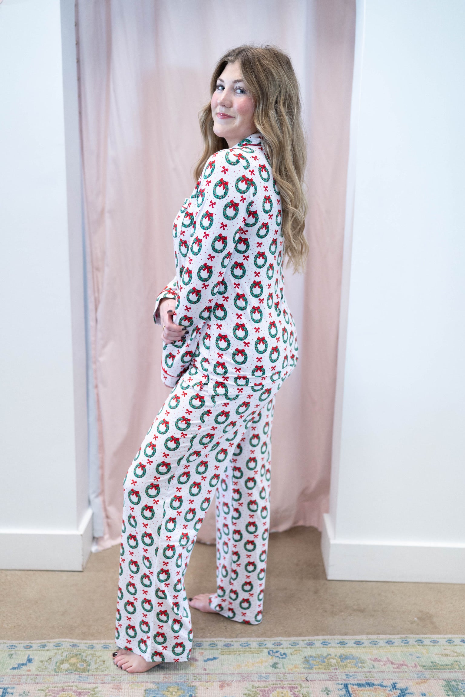 Wreath Pajama Pants