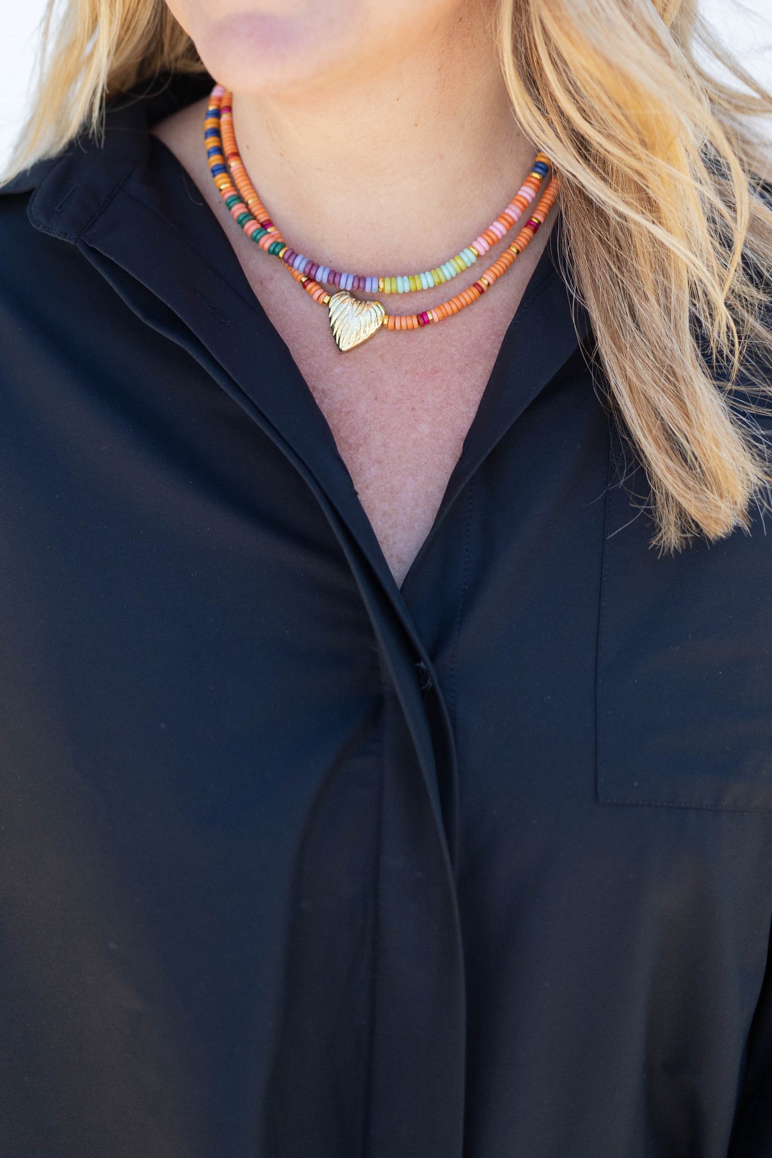 Horizon Heart Necklace