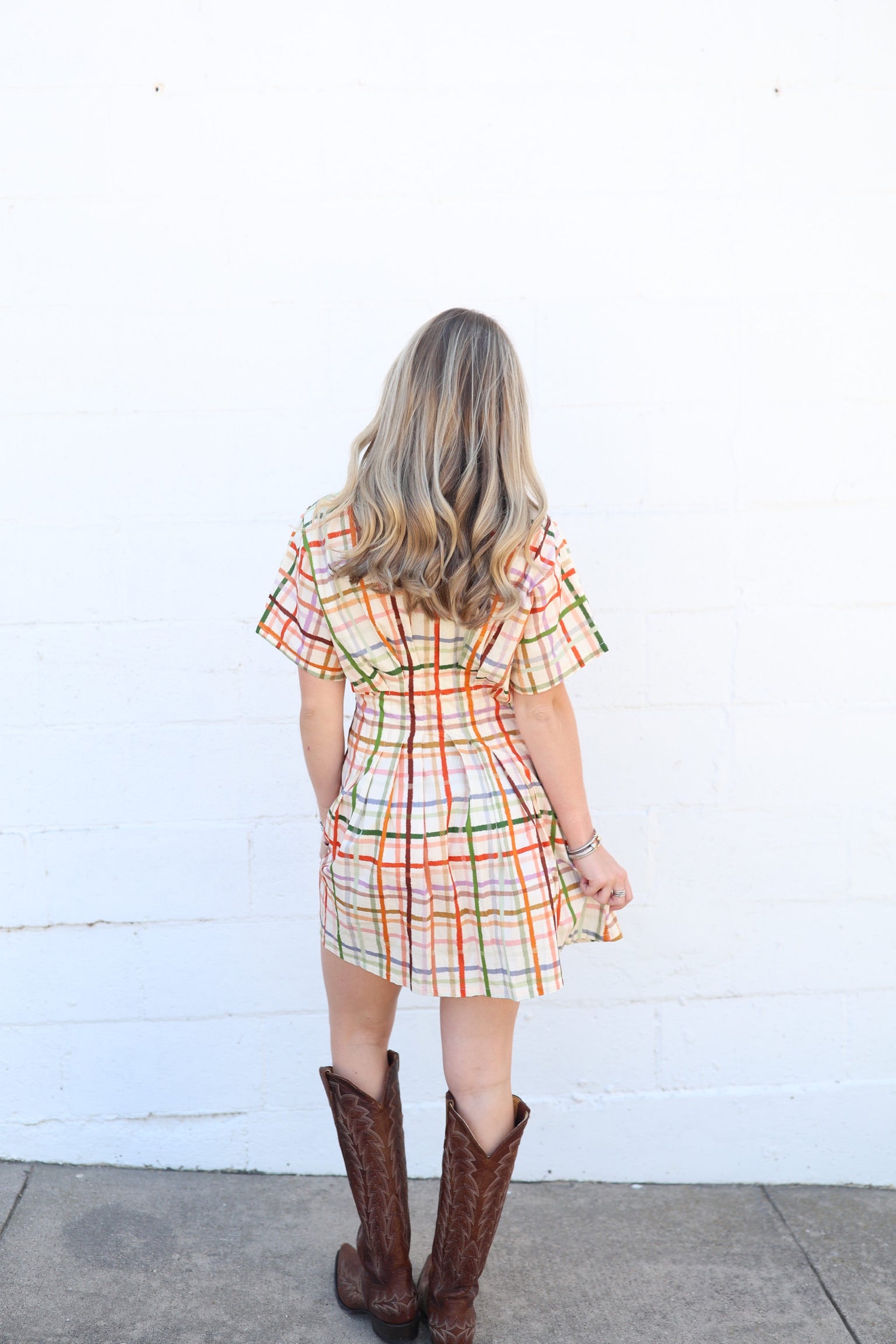 Twyla Harvest Lines Mini Dress