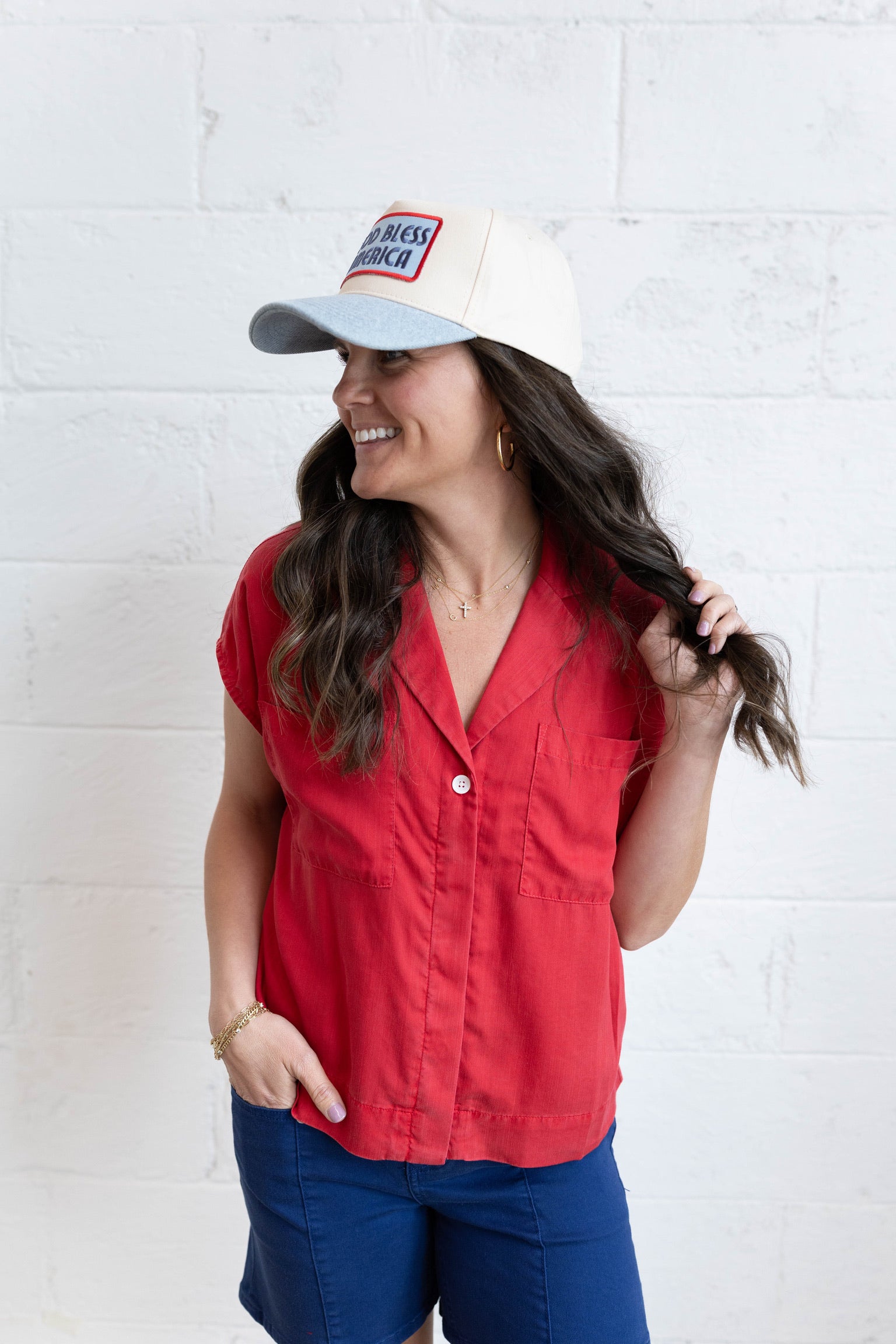 Red Cruz Top