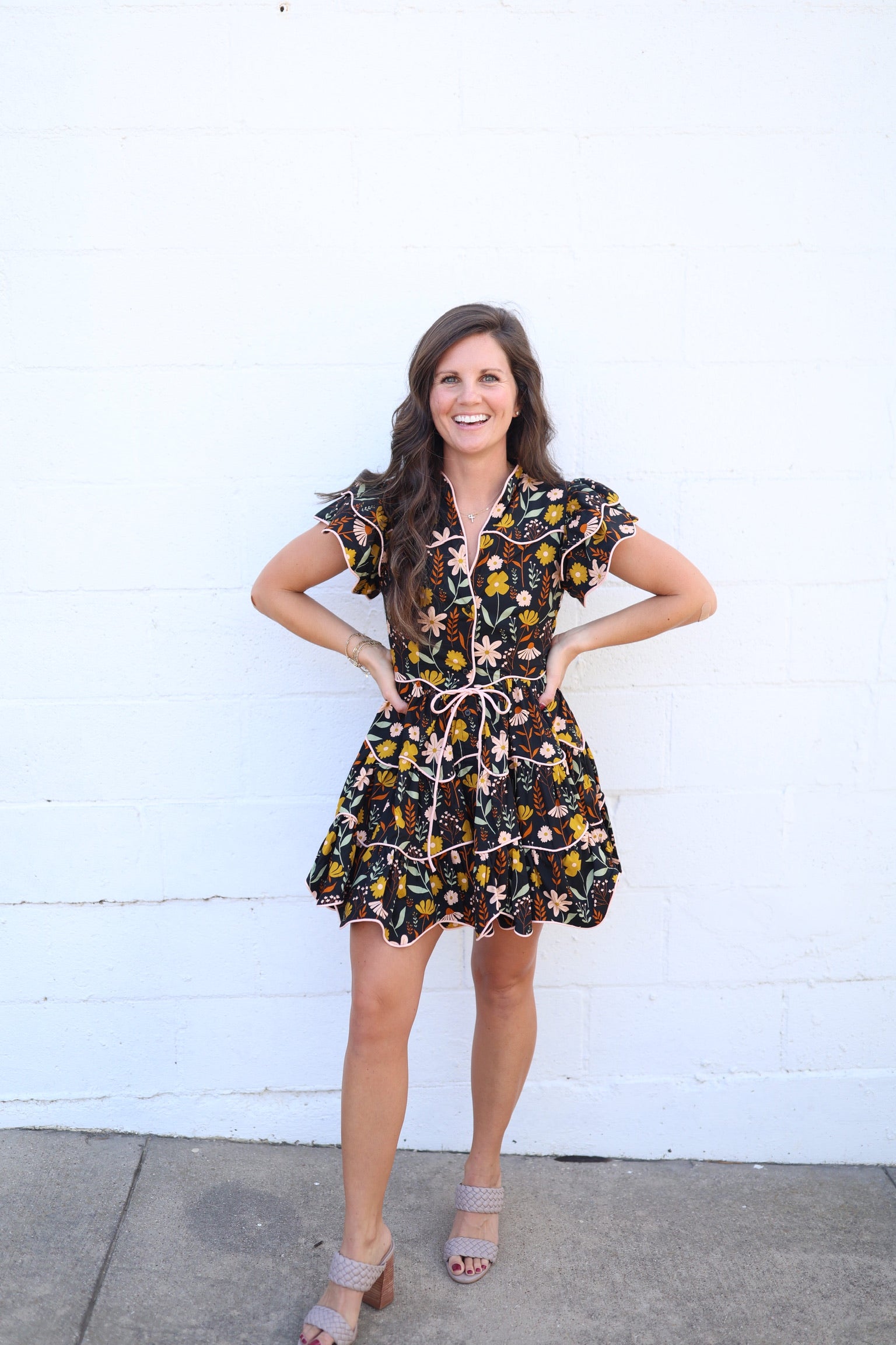 Catalina Wildflower Waltz Mini Dress