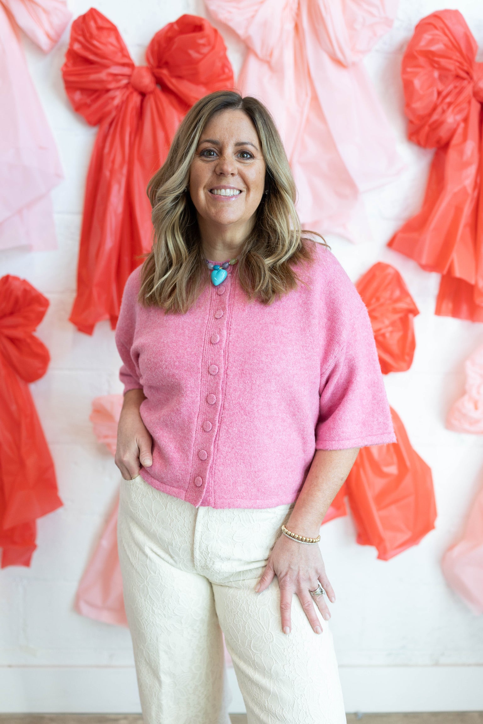 Madeline Pink Sweater