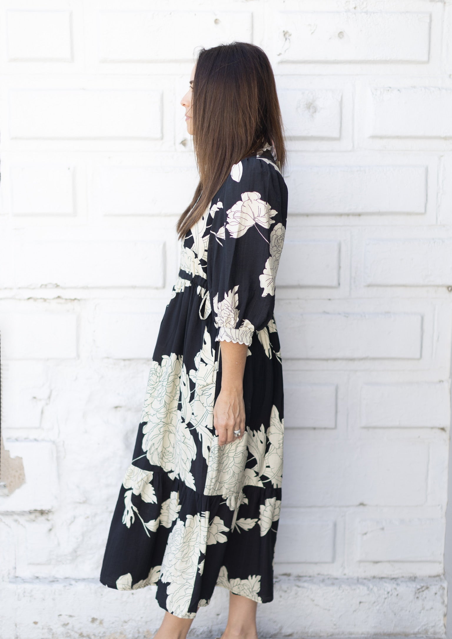 Addie Tie Midi Dress