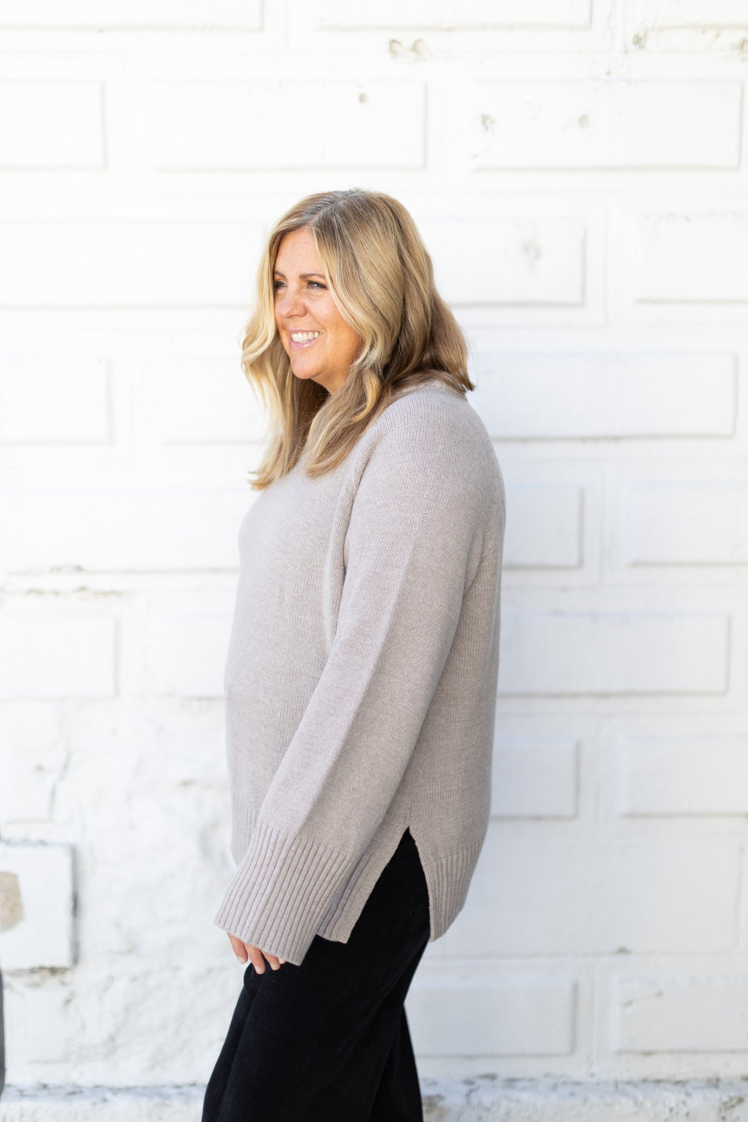 Boulevard V-Neck Sweater