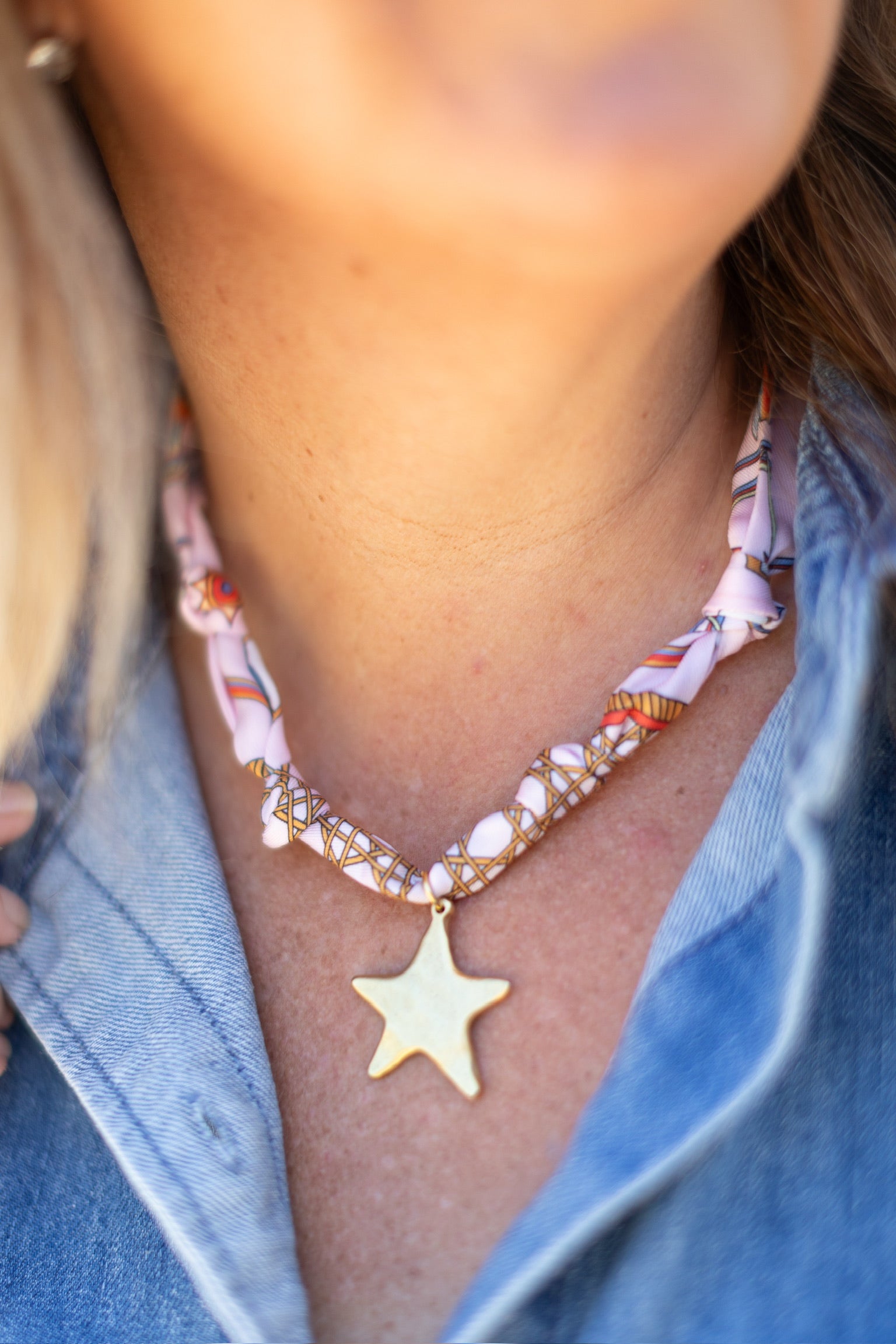 Palmas Scarf Necklace