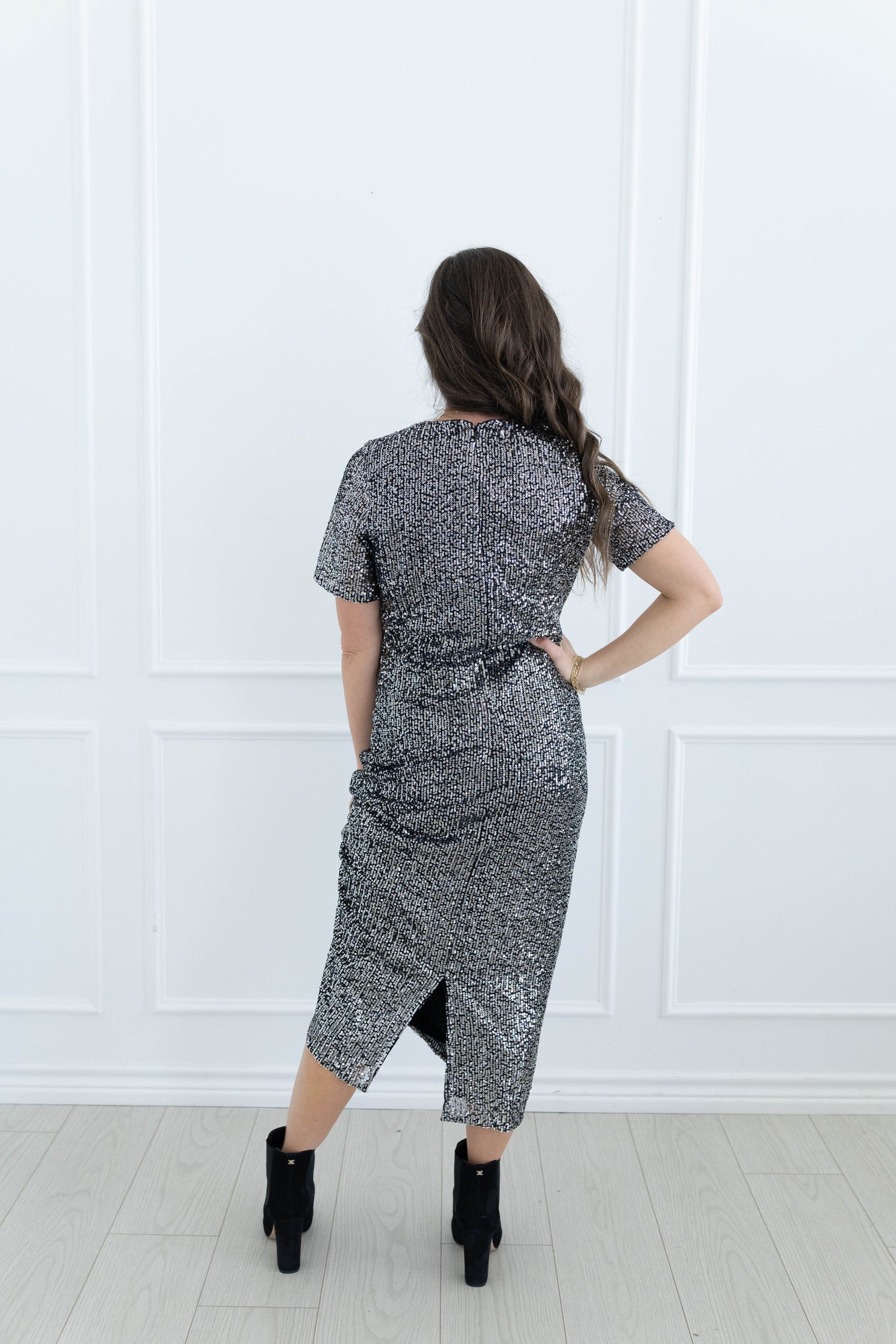 Sunnie Sequin Midi Dress